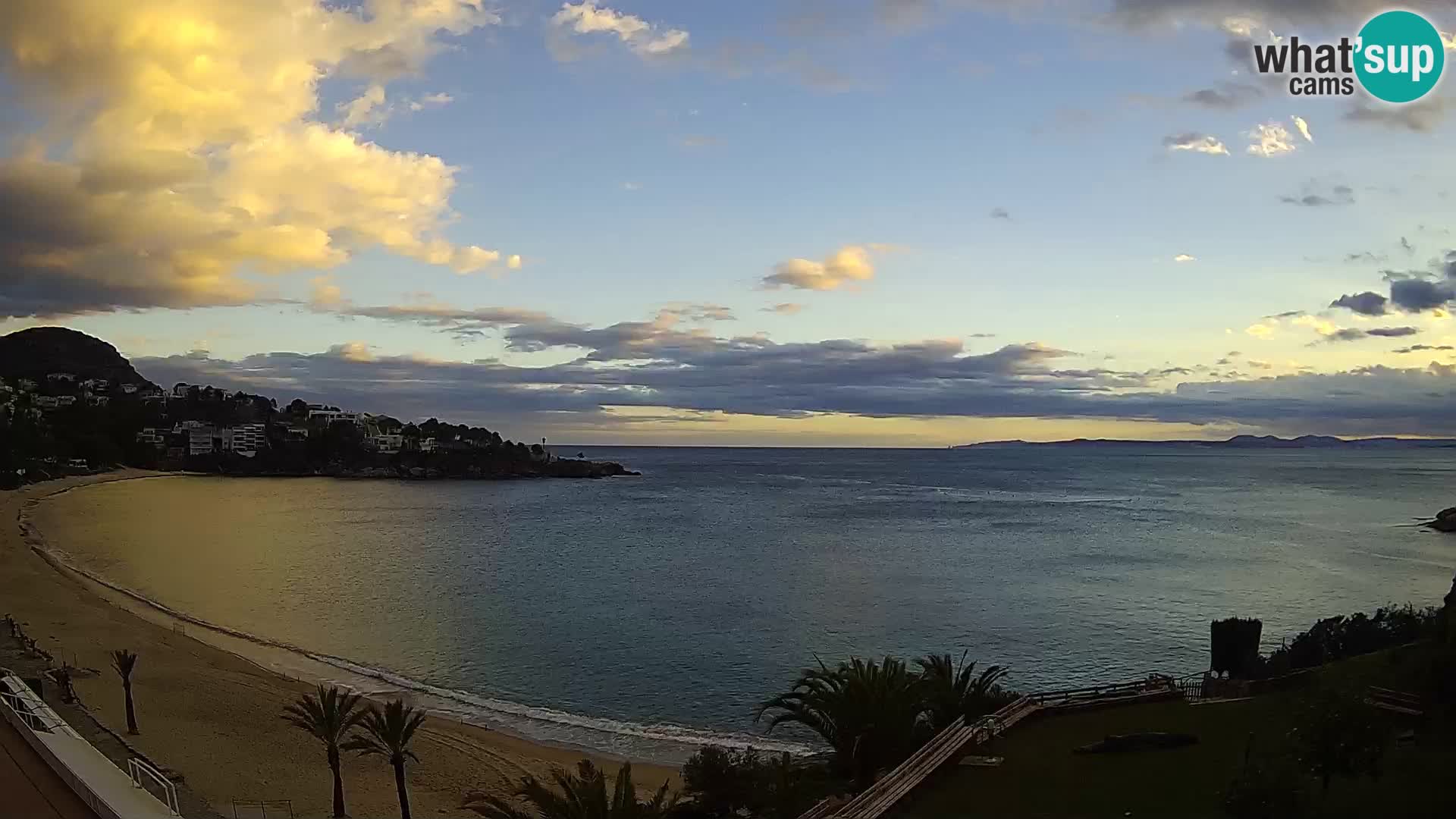 Playa de l’Almadrava camera en vivo Roses – Costa Brava – Espana