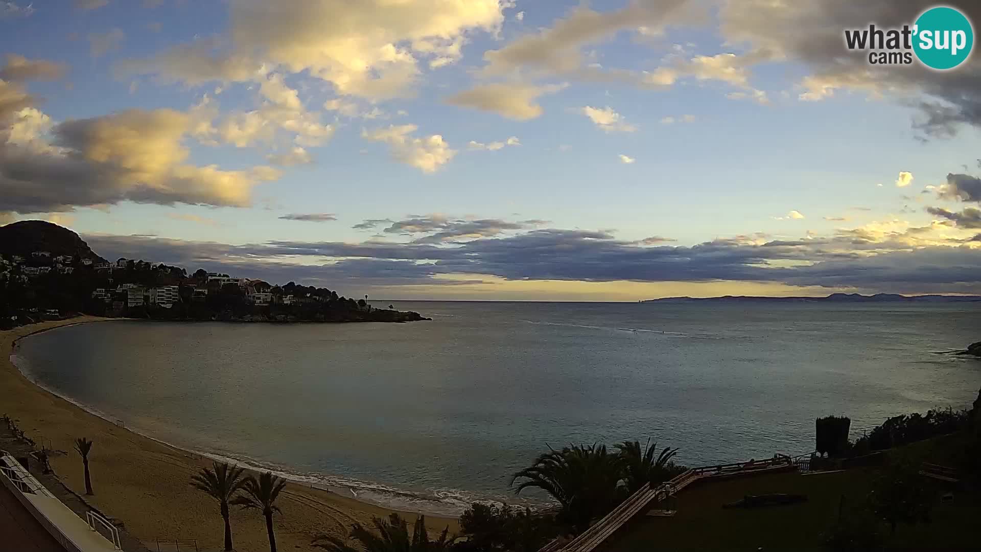 Plaža de l’Almadrava Spletna kamera Roses – Costa Brava – Španija