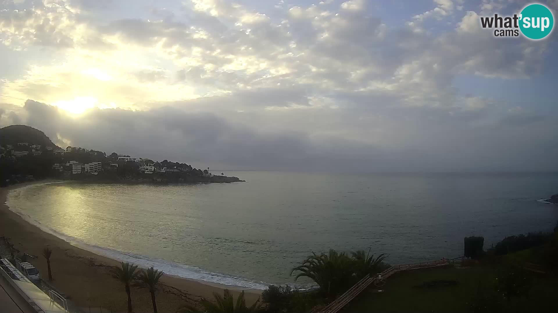 Playa de l’Almadrava camera en vivo Roses – Costa Brava – Espana