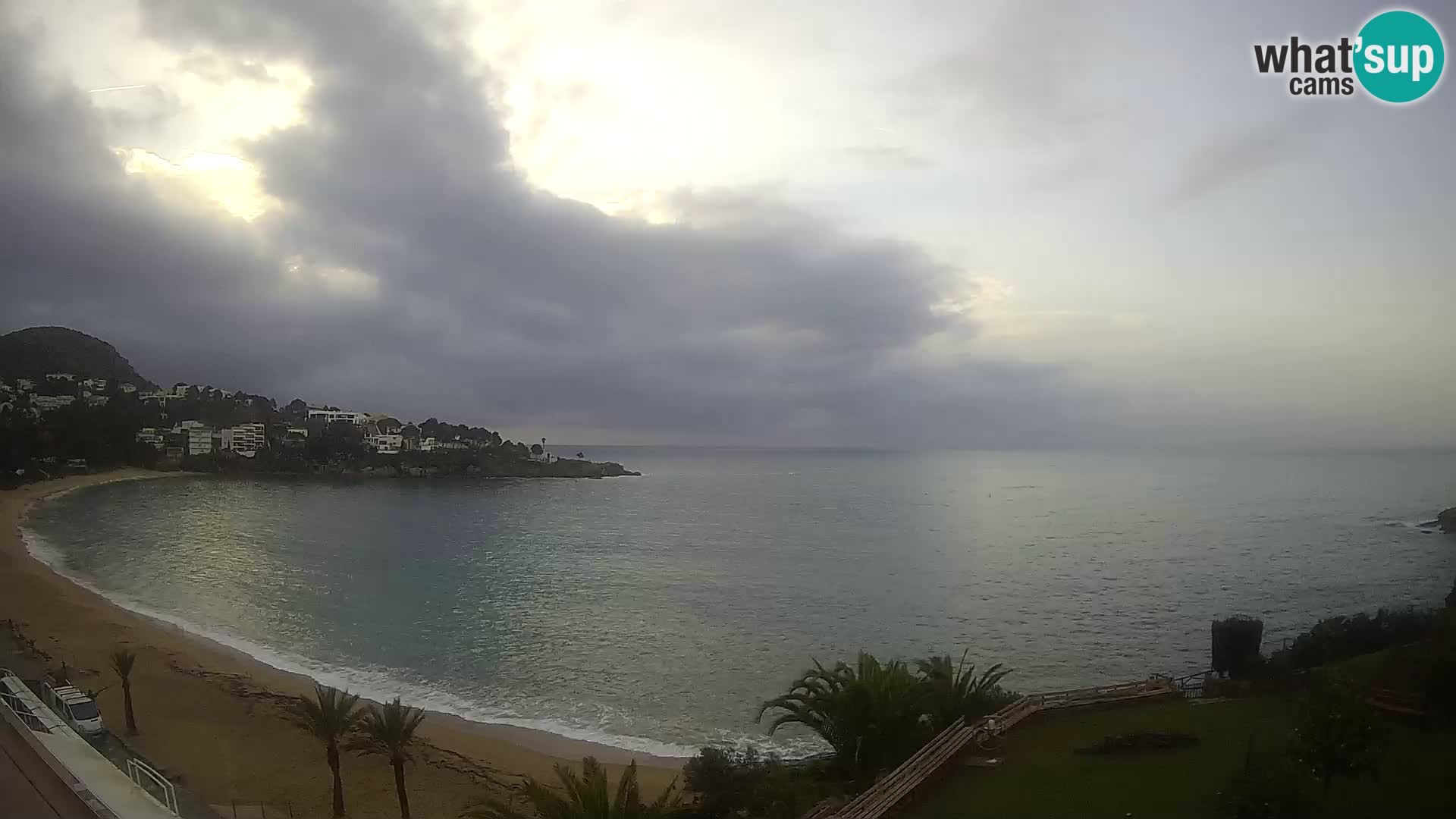 Plaža de l’Almadrava Spletna kamera Roses – Costa Brava – Španija