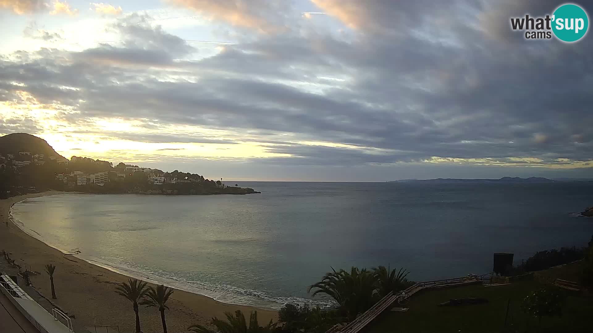 Playa de l’Almadrava camera en vivo Roses – Costa Brava – Espana