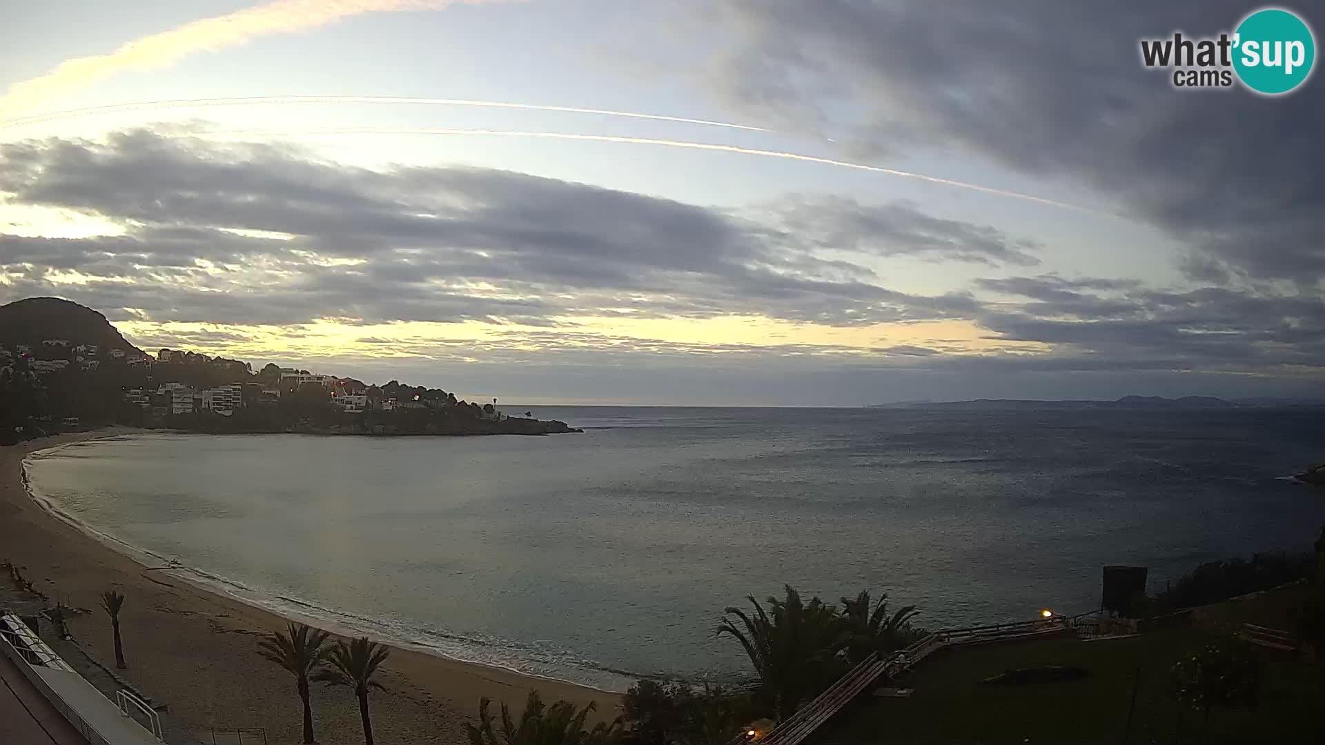 Plaža de l’Almadrava Spletna kamera Roses – Costa Brava – Španija