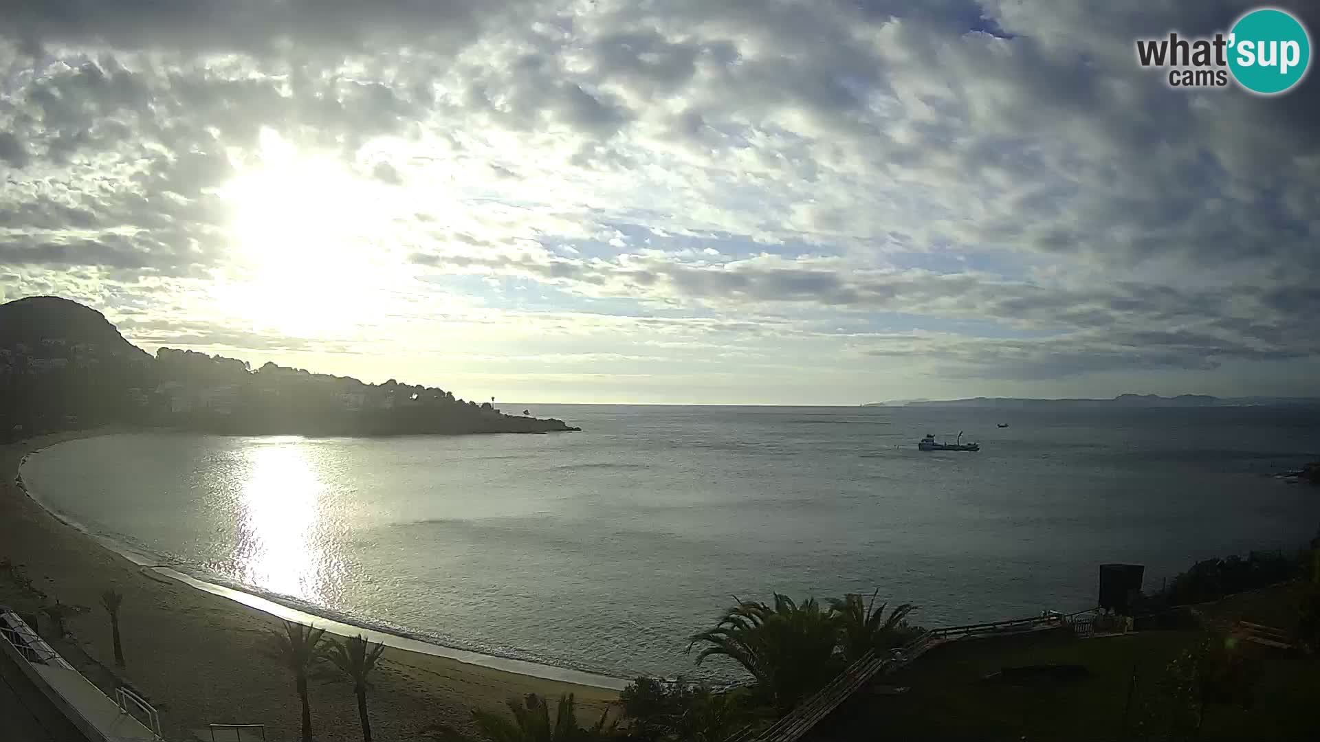 Platja de l’Almadrava Strand Webcam Roses – Costa Brava – Spanien