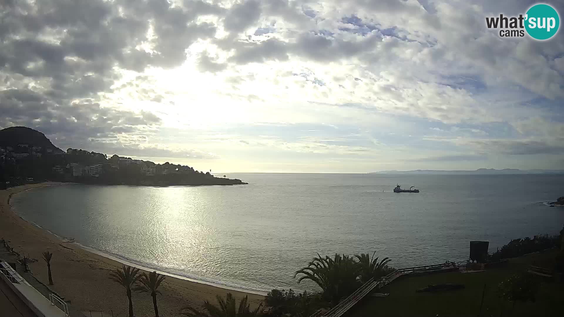 Plaža de l’Almadrava Spletna kamera Roses – Costa Brava – Španija