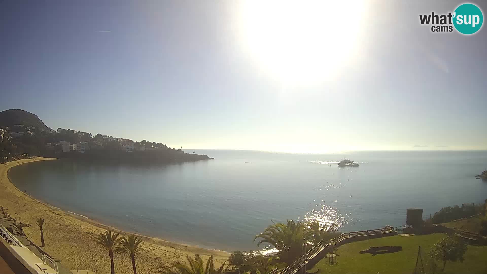 Playa de l’Almadrava camera en vivo Roses – Costa Brava – Espana