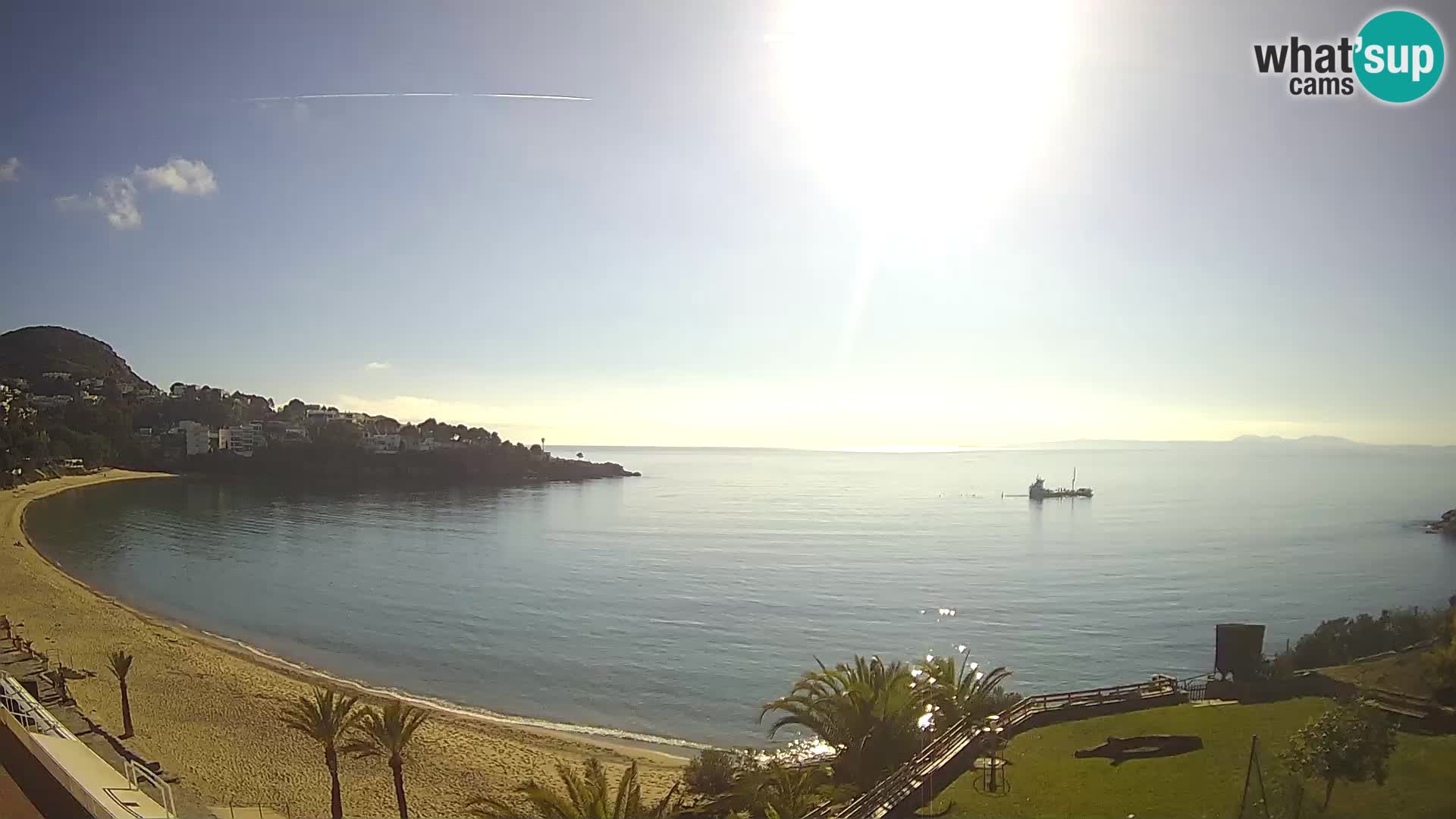 Platja de l’Almadrava Strand Webcam Roses – Costa Brava – Spanien