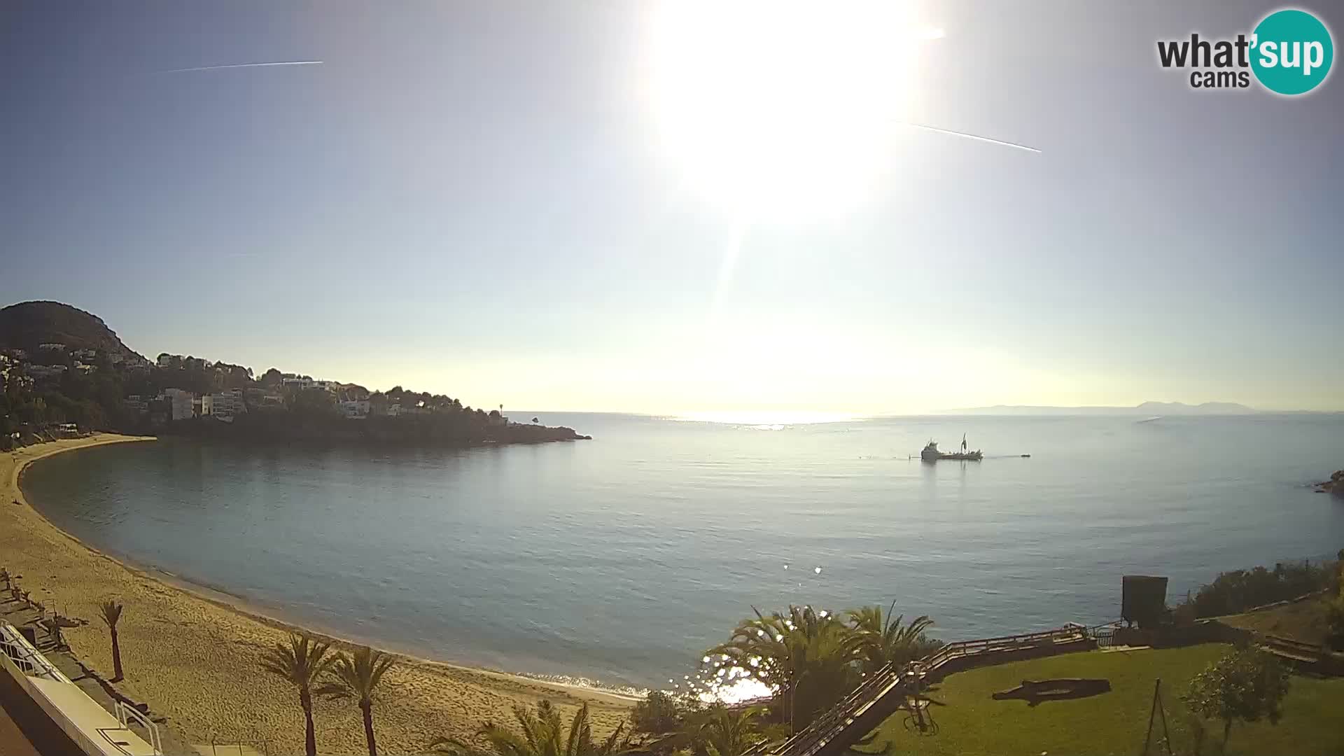 Platja de l’Almadrava Strand Webcam Roses – Costa Brava – Spanien