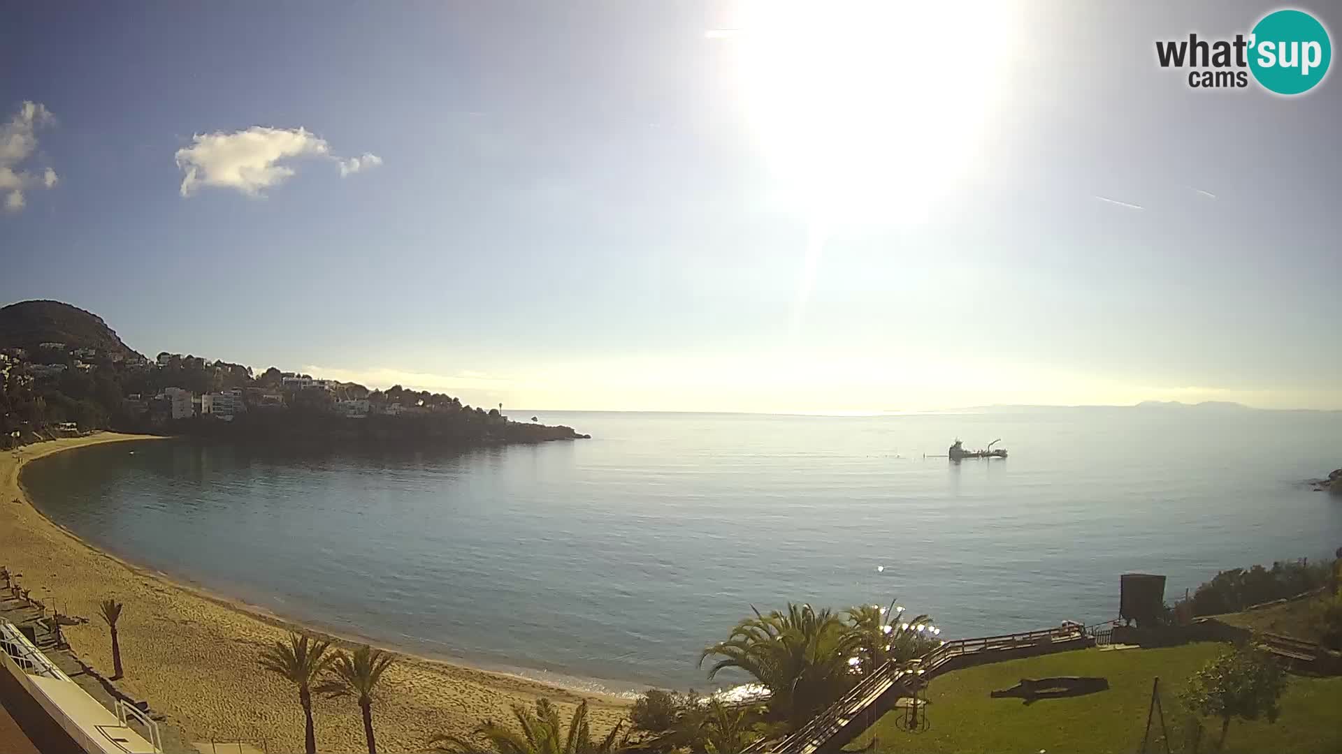 Platja de l’Almadrava Strand Webcam Roses – Costa Brava – Spanien