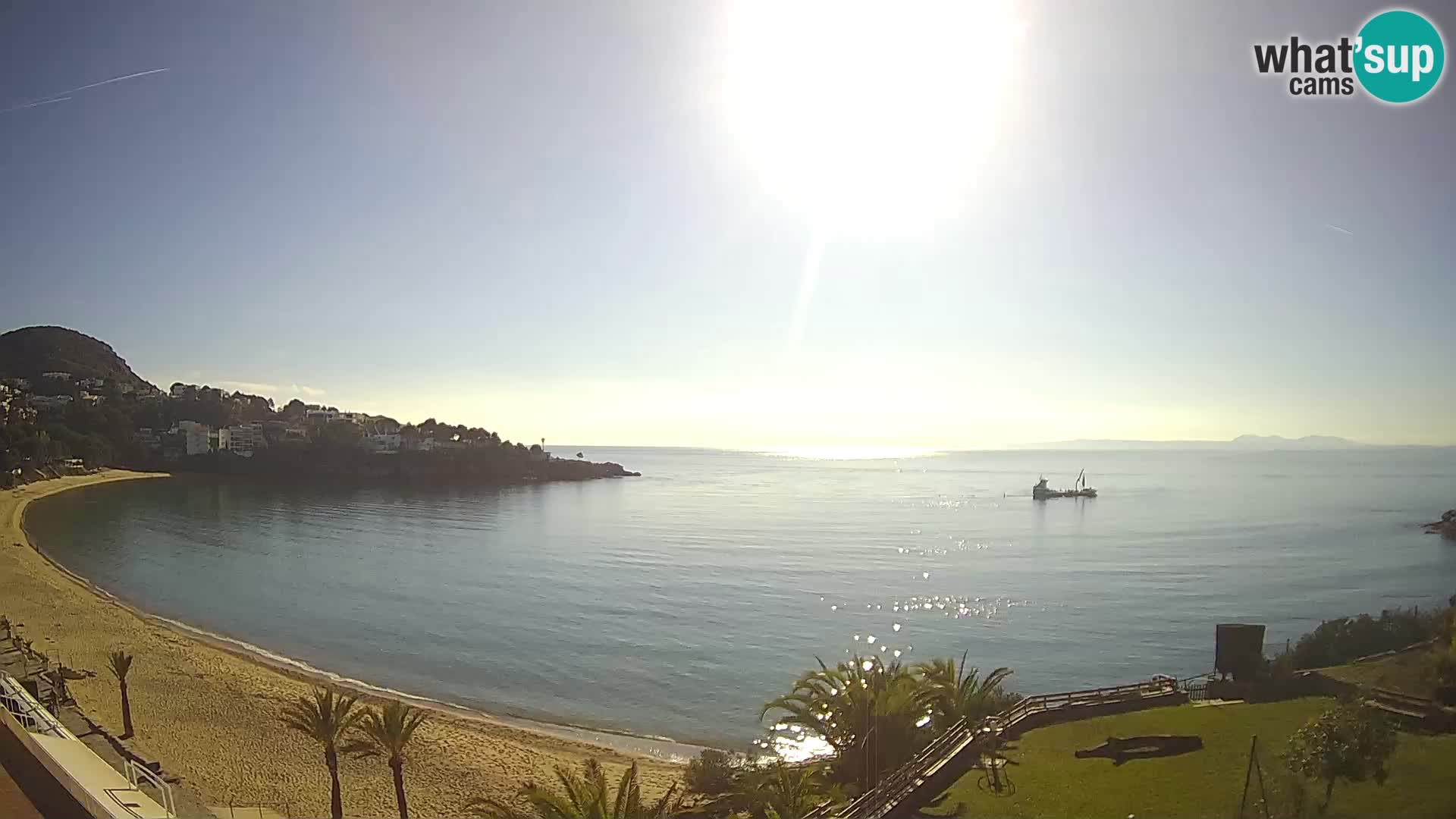 Playa de l’Almadrava camera en vivo Roses – Costa Brava – Espana