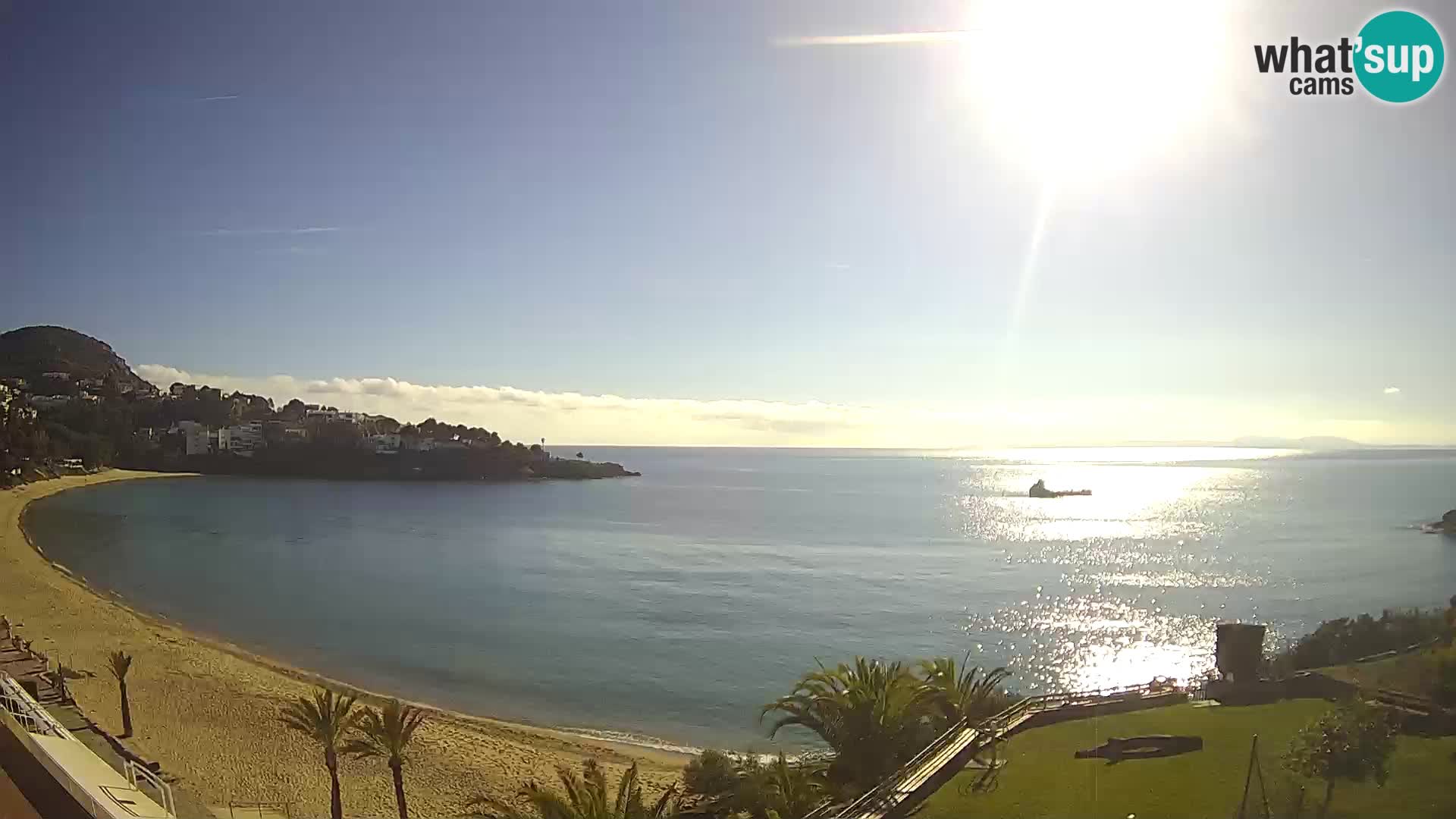 Plaža de l’Almadrava Spletna kamera Roses – Costa Brava – Španija