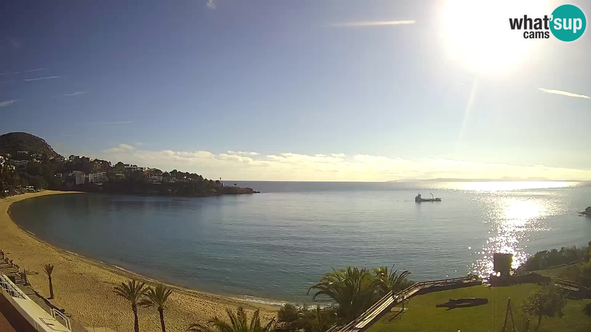 Platja de l’Almadrava Strand Webcam Roses – Costa Brava – Spanien