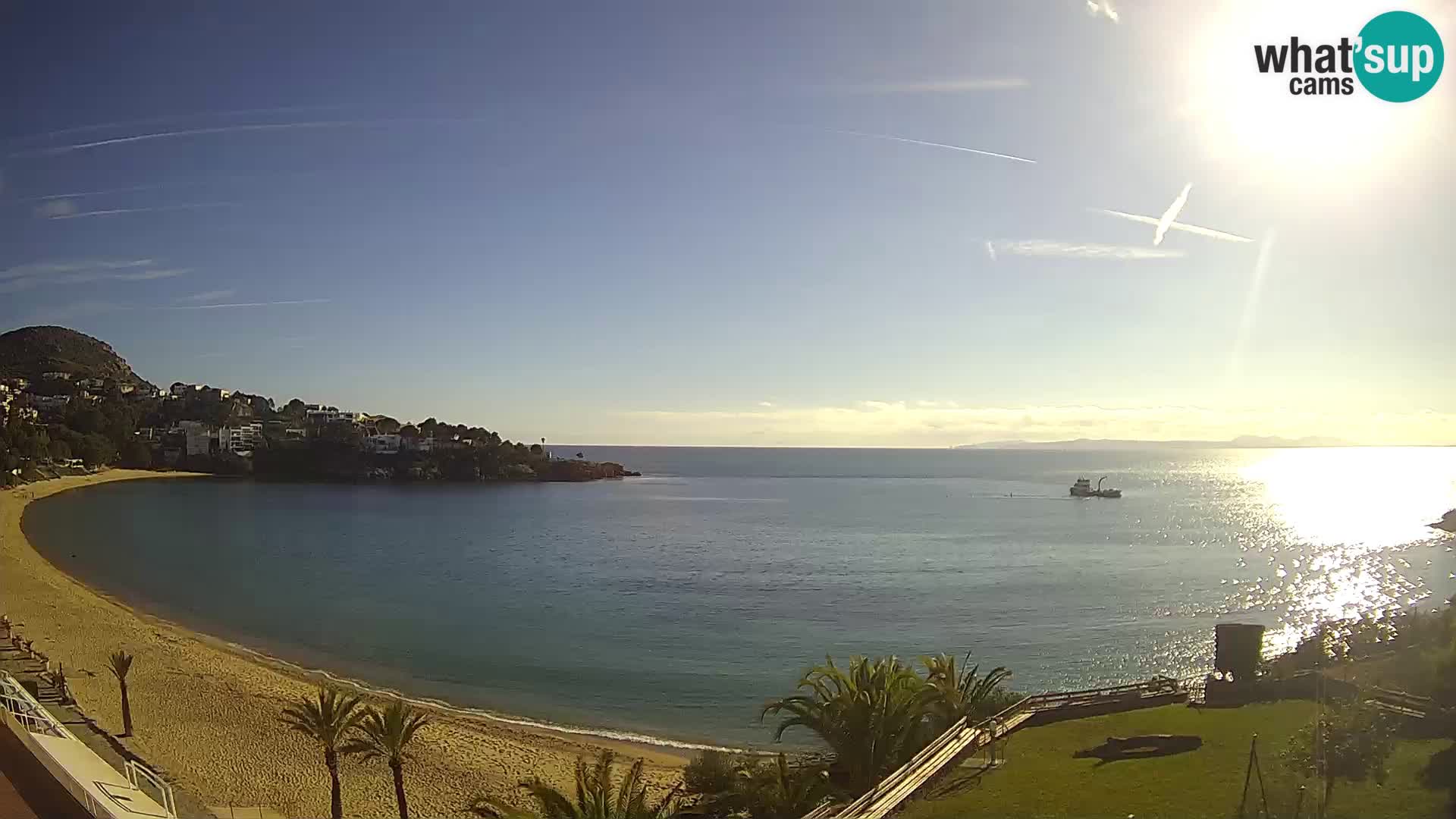 Platja de l’Almadrava Strand Webcam Roses – Costa Brava – Spanien