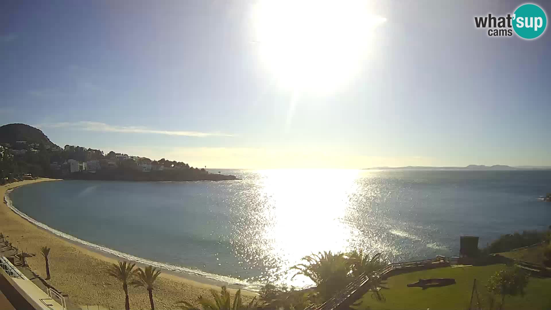 Playa de l’Almadrava camera en vivo Roses – Costa Brava – Espana