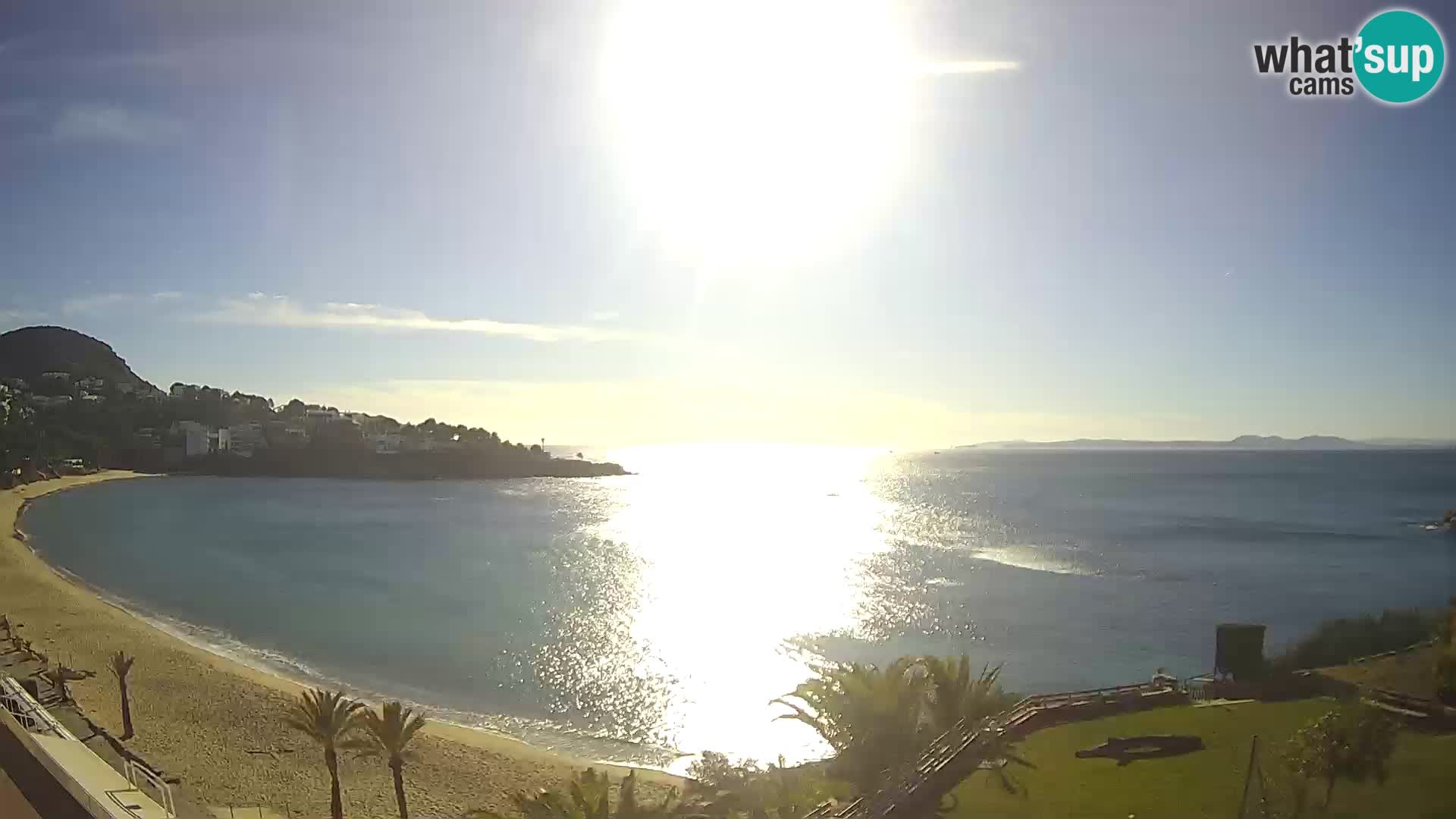 Platja de l’Almadrava Strand Webcam Roses – Costa Brava – Spanien