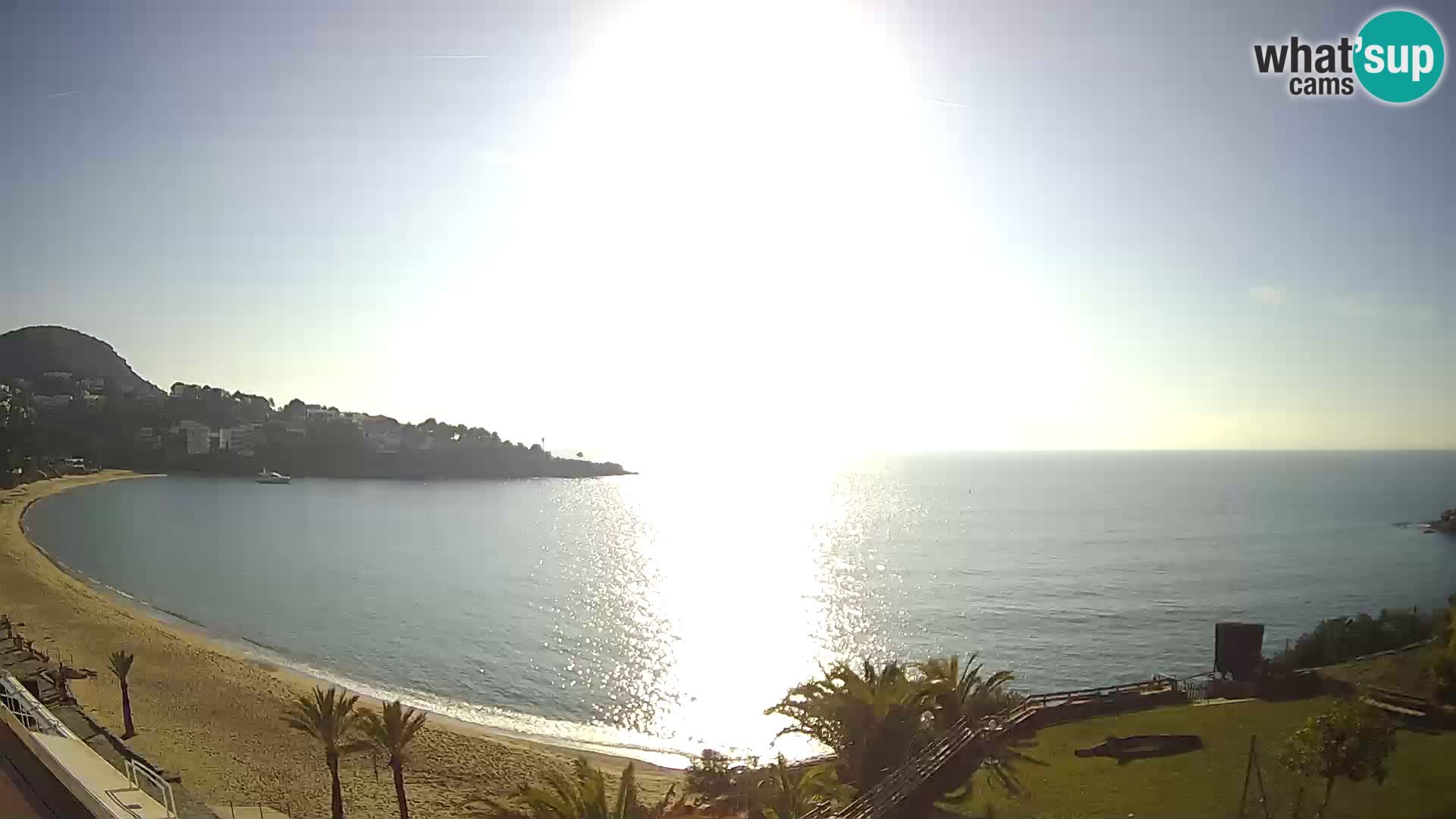 Playa de l’Almadrava camera en vivo Roses – Costa Brava – Espana