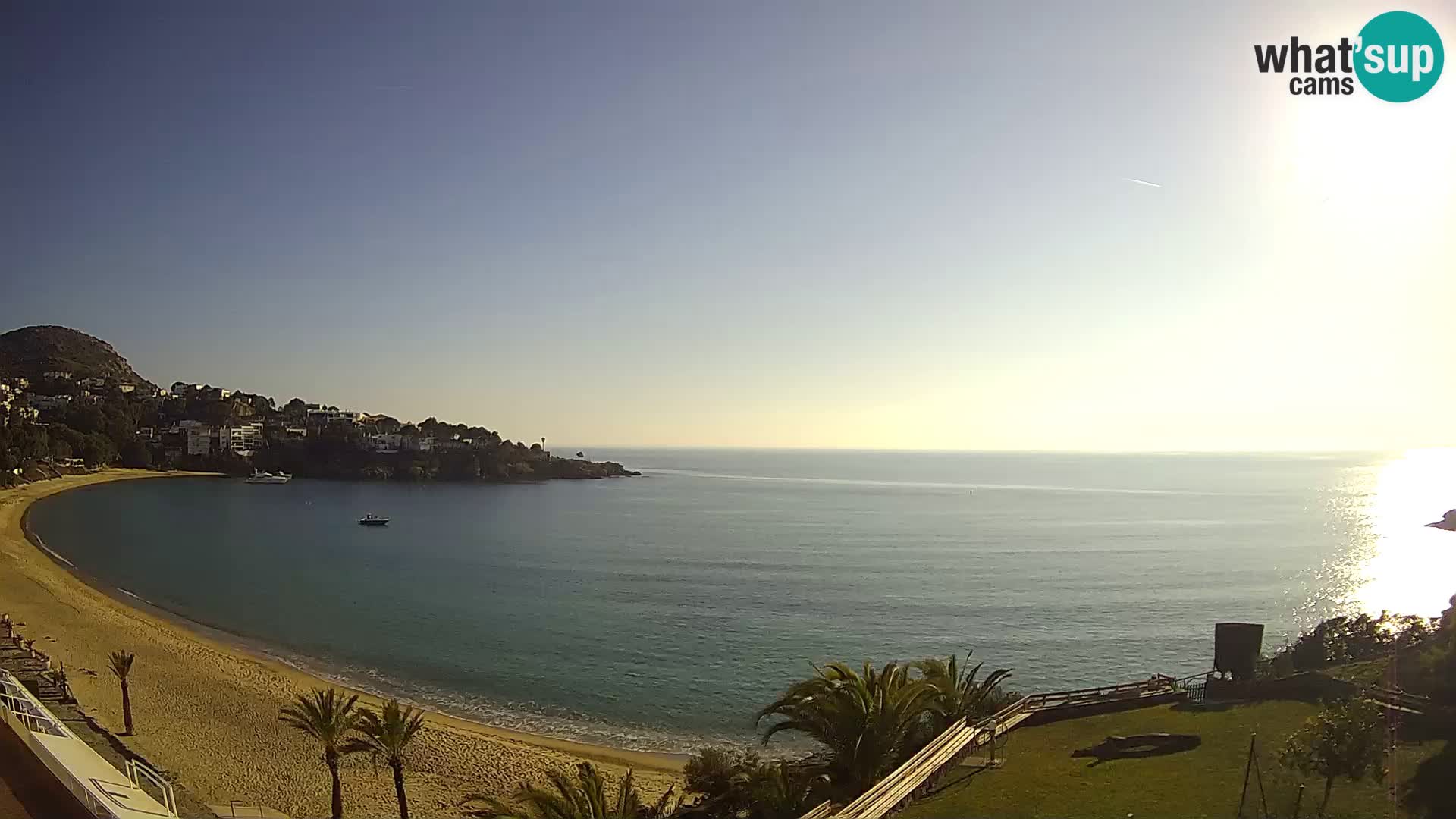 Platja de l’Almadrava Strand Webcam Roses – Costa Brava – Spanien