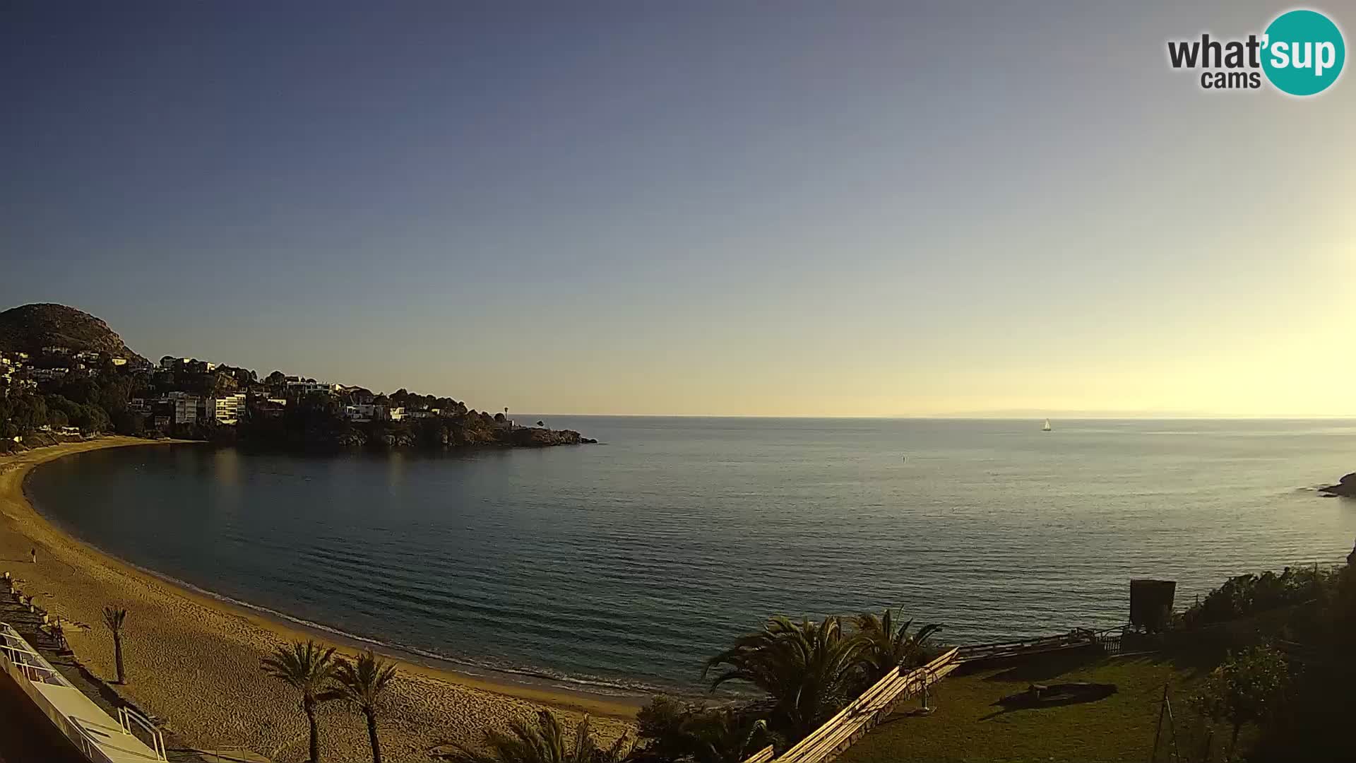 Plaža de l’Almadrava Spletna kamera Roses – Costa Brava – Španija