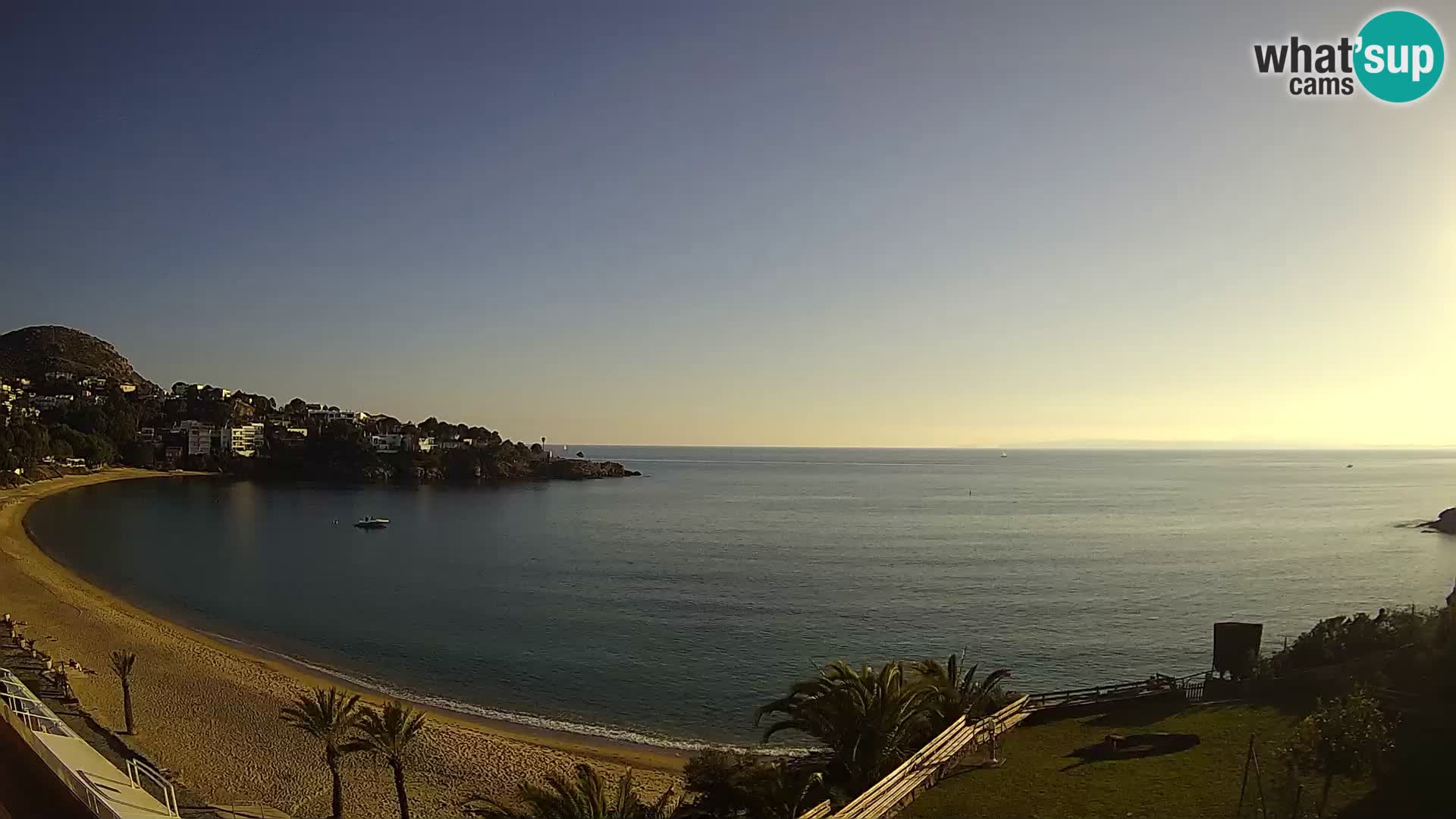 Platja de l’Almadrava Strand Webcam Roses – Costa Brava – Spanien