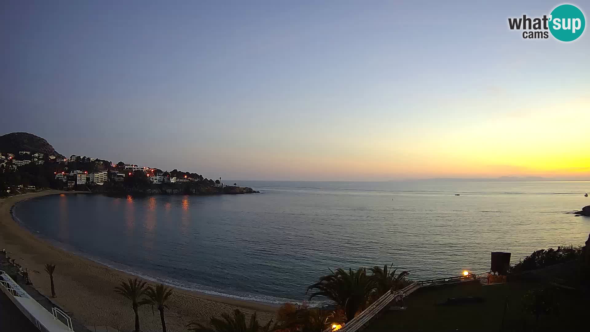 Platja de l’Almadrava Strand Webcam Roses – Costa Brava – Spanien