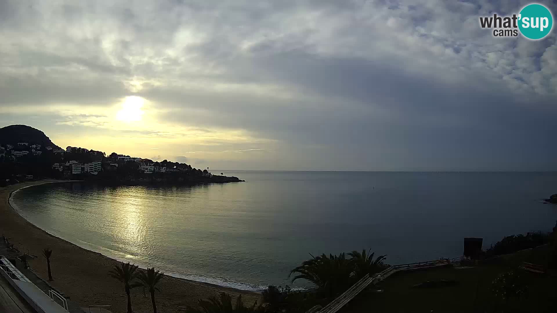 Platja de l’Almadrava Strand Webcam Roses – Costa Brava – Spanien