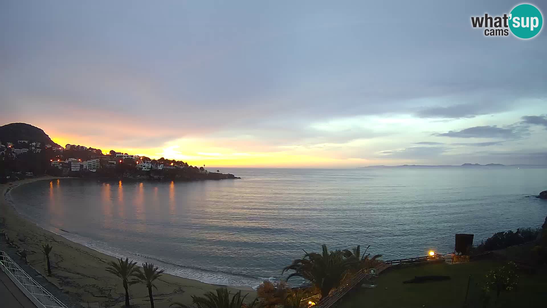 Platja de l’Almadrava Strand Webcam Roses – Costa Brava – Spanien