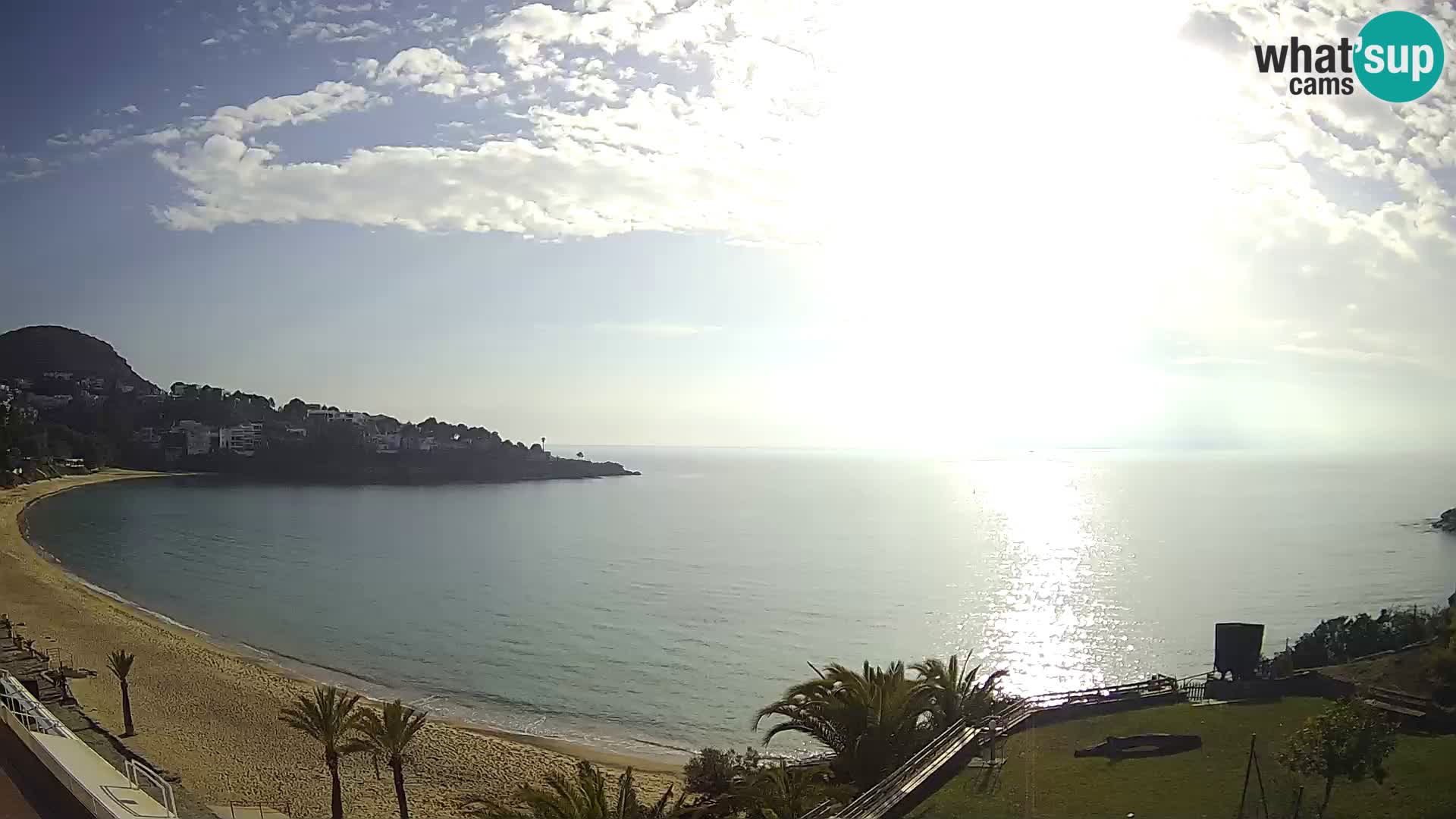 Platja de l’Almadrava Strand Webcam Roses – Costa Brava – Spanien