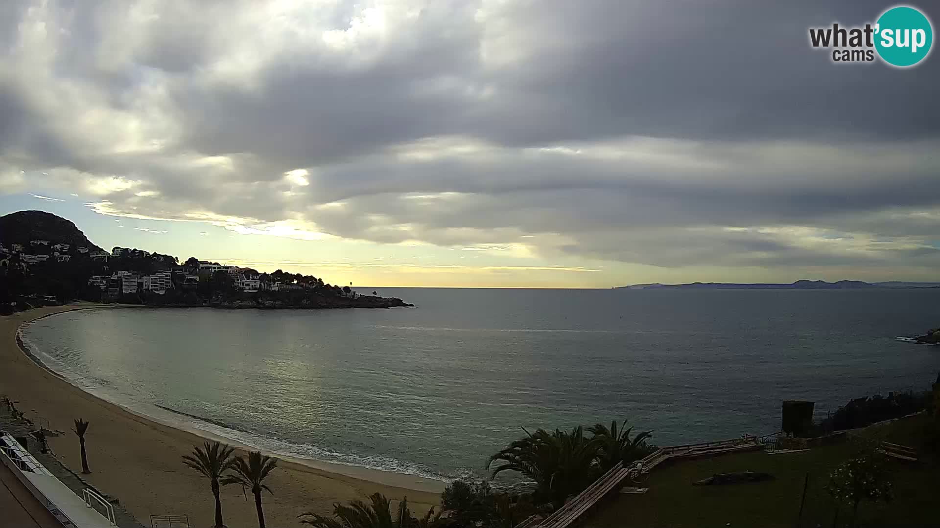 Plage de l’Almadrava Livecam Roses – Costa Brava – Espagne