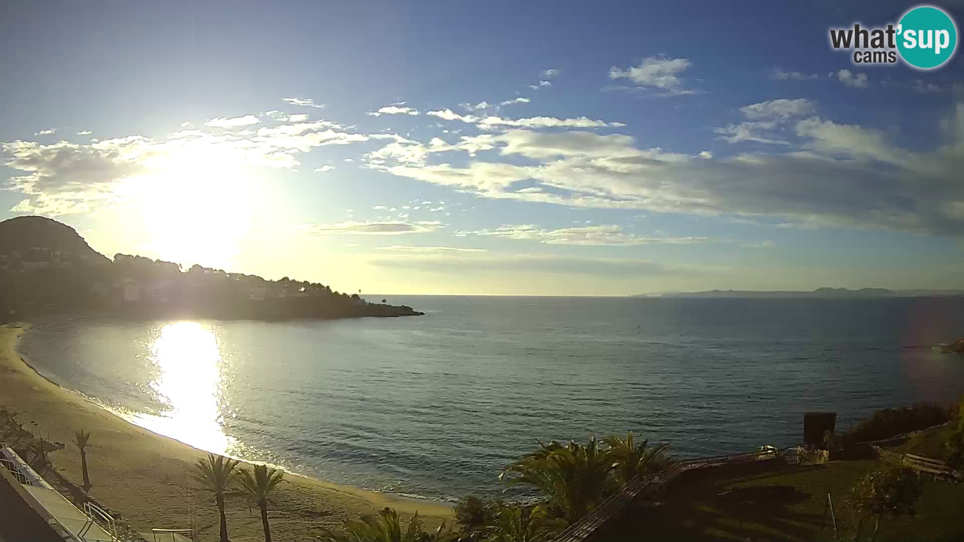 Playa de l’Almadrava camera en vivo Roses – Costa Brava – Espana