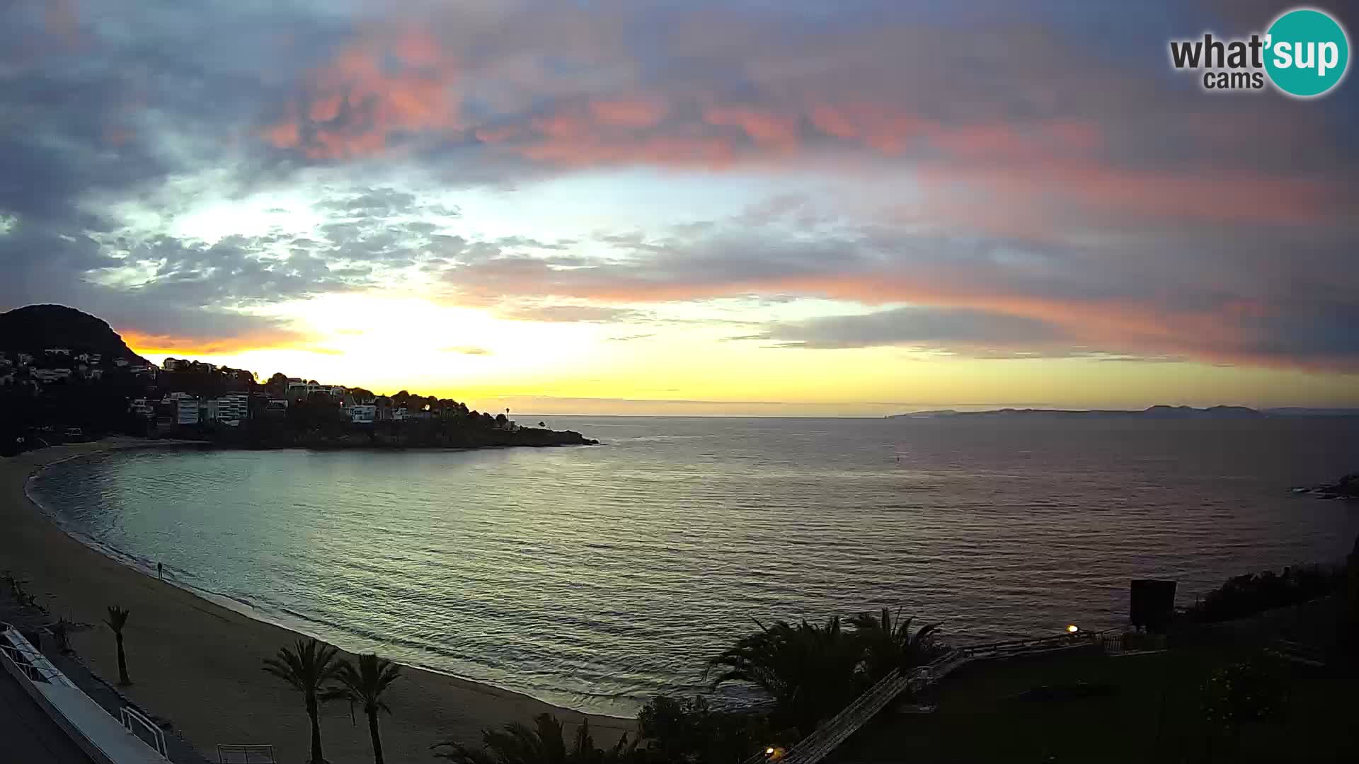 Playa de l’Almadrava camera en vivo Roses – Costa Brava – Espana