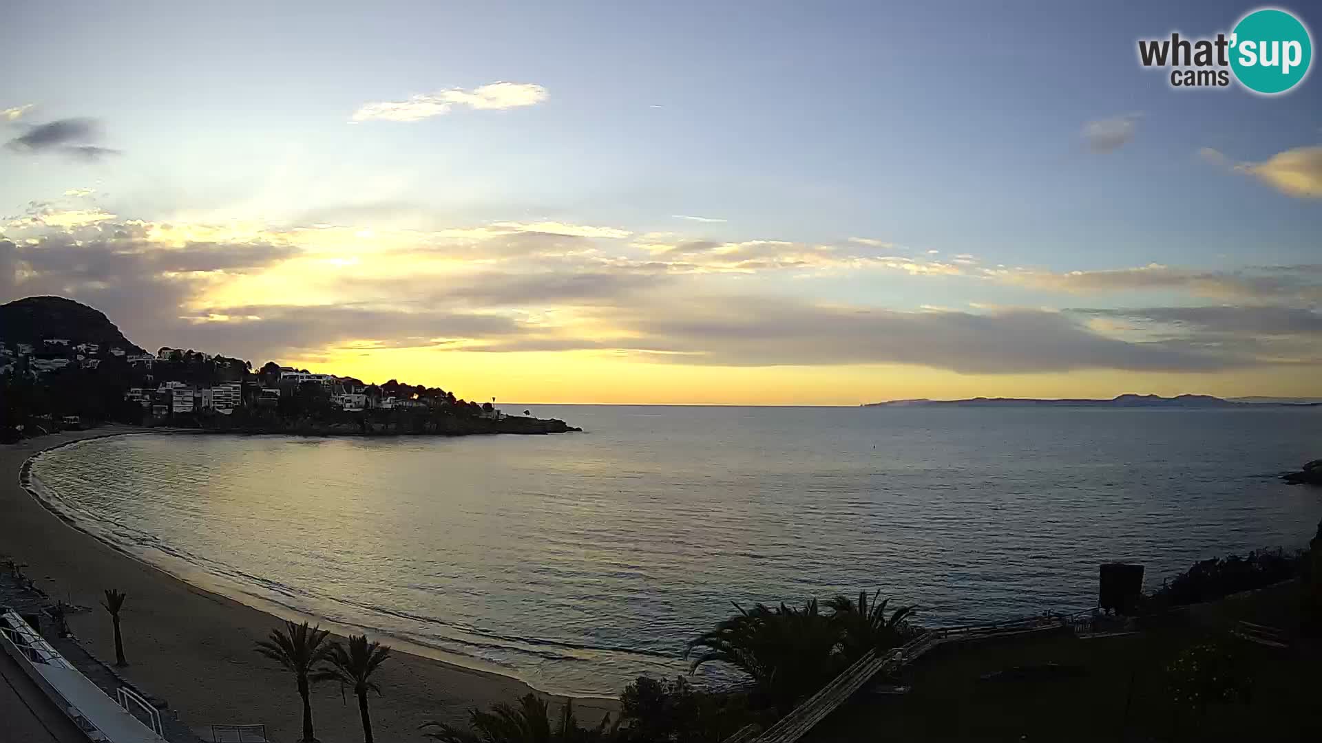 Plage de l’Almadrava Livecam Roses – Costa Brava – Espagne