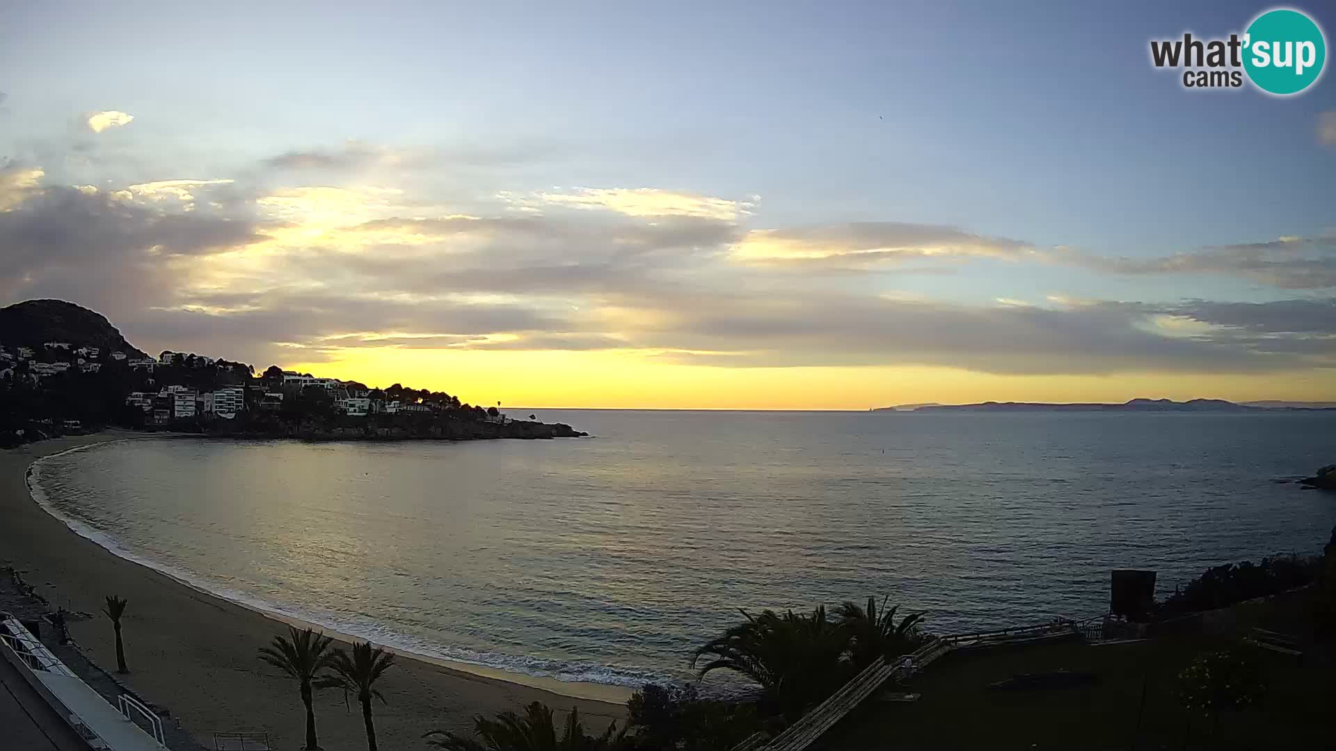 Plage de l’Almadrava Livecam Roses – Costa Brava – Espagne