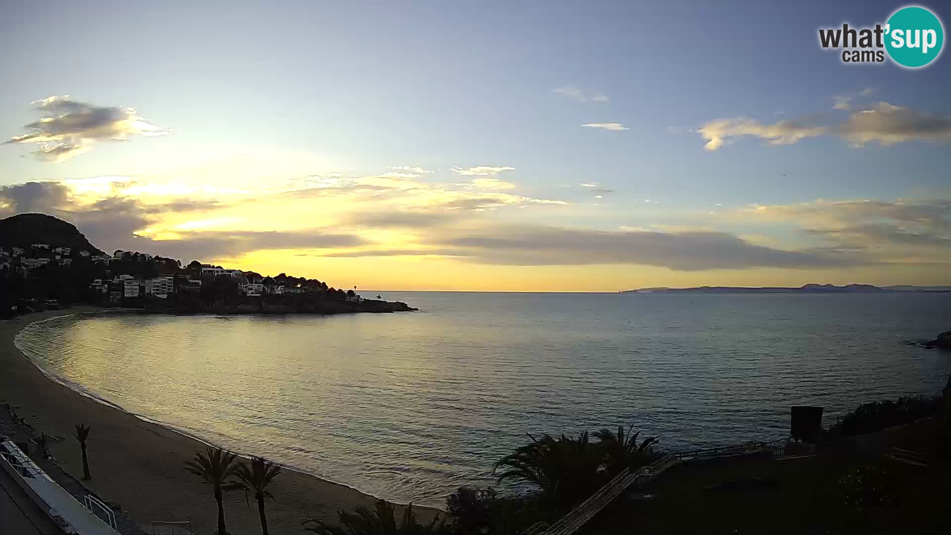 Plaža de l’Almadrava Spletna kamera Roses – Costa Brava – Španija