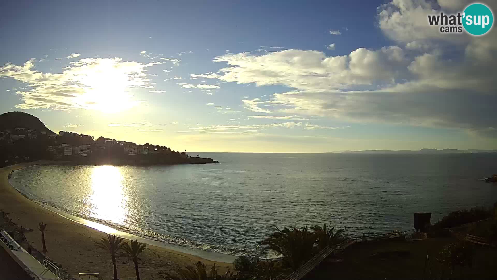 Playa de l’Almadrava camera en vivo Roses – Costa Brava – Espana