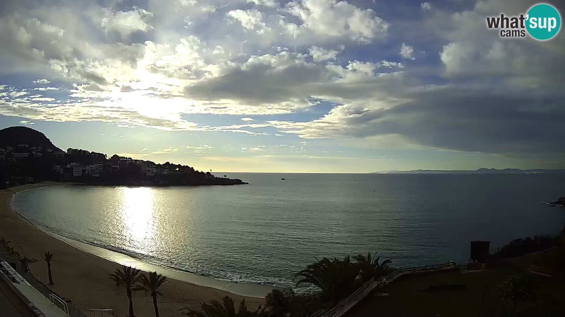 Plage de l’Almadrava Livecam Roses – Costa Brava – Espagne