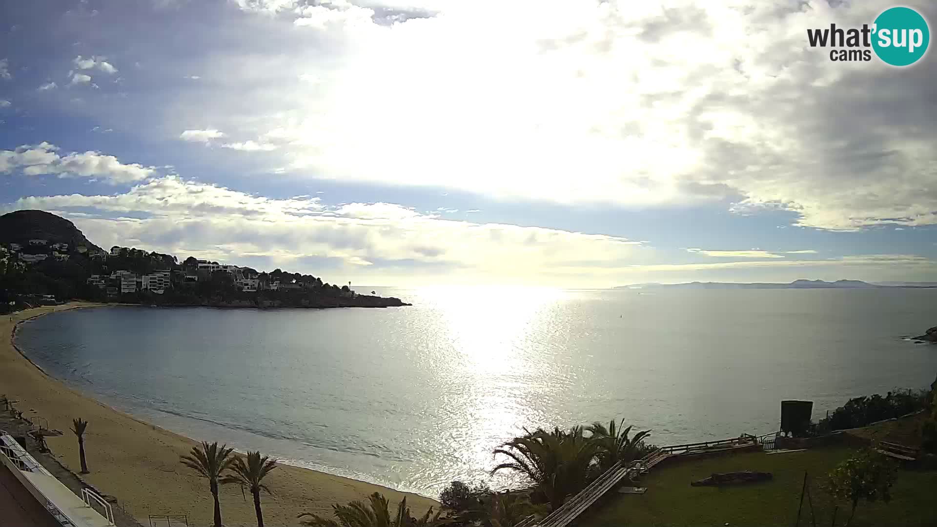 Plage de l’Almadrava Livecam Roses – Costa Brava – Espagne