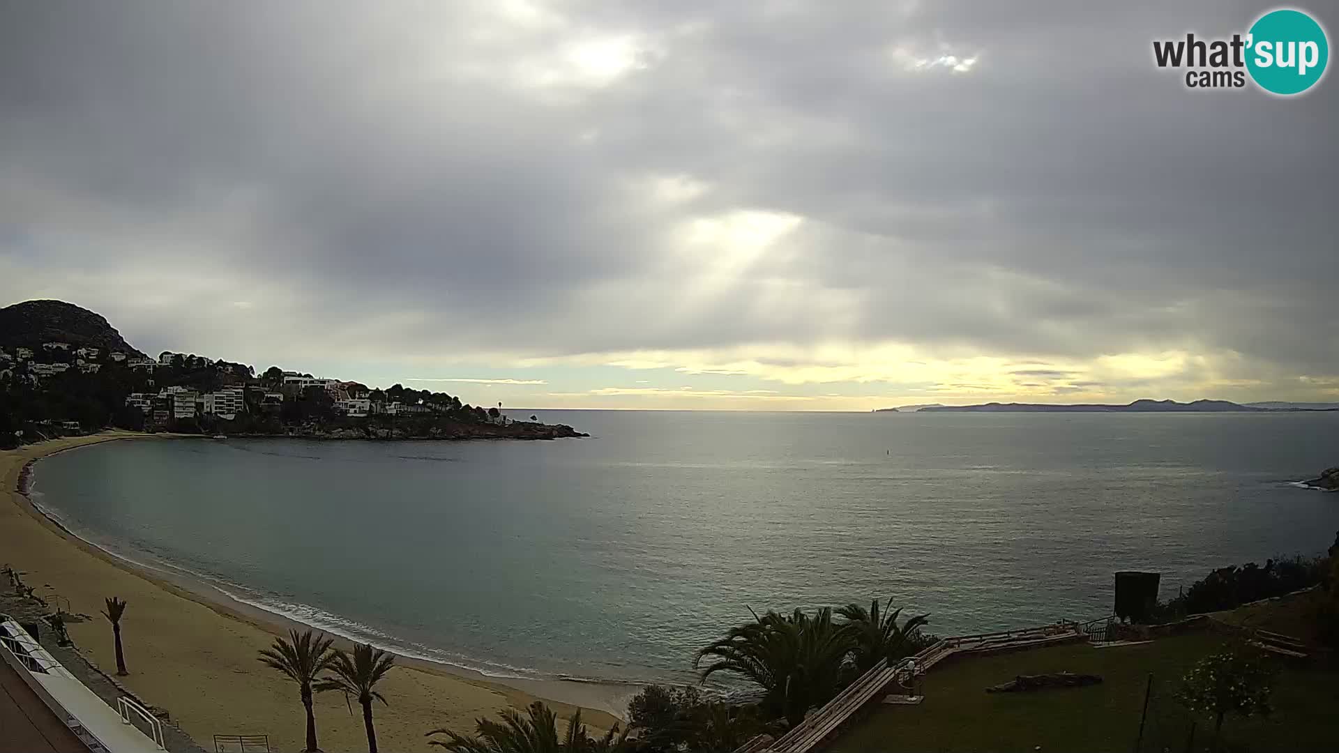 Plage de l’Almadrava Livecam Roses – Costa Brava – Espagne