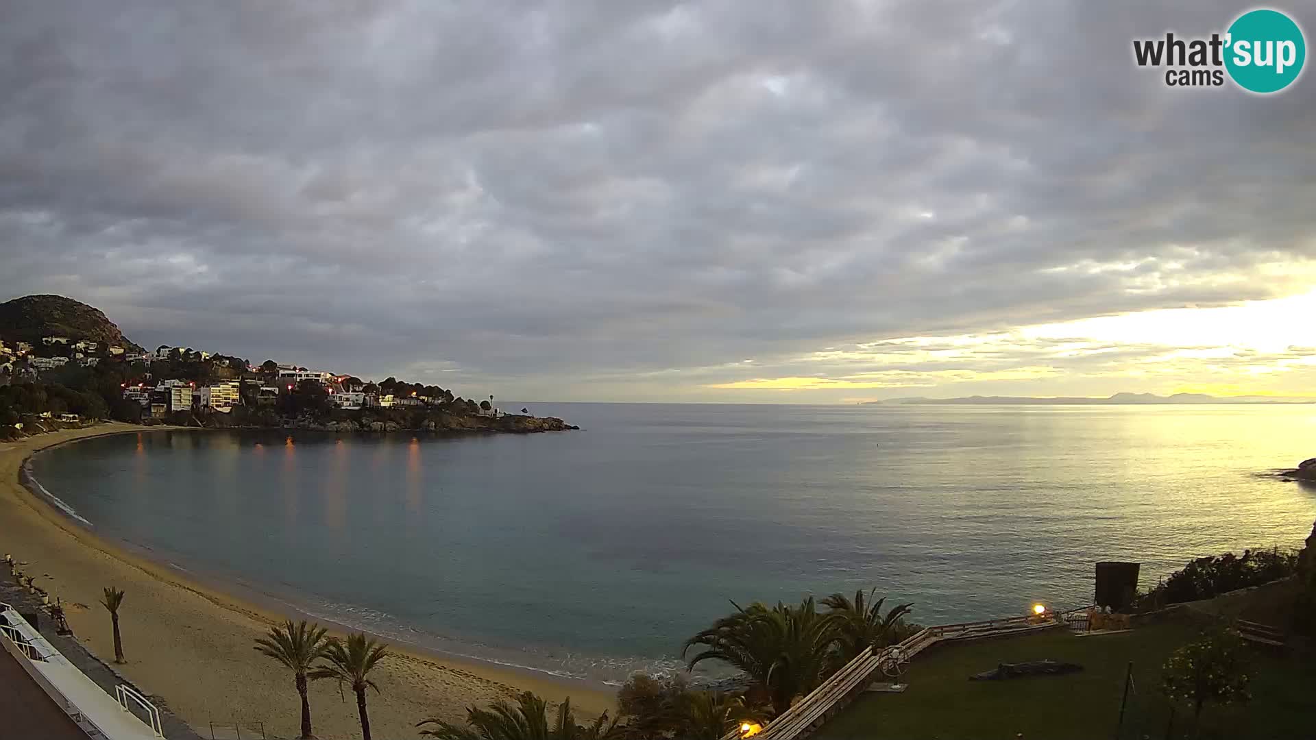 Playa de l’Almadrava camera en vivo Roses – Costa Brava – Espana