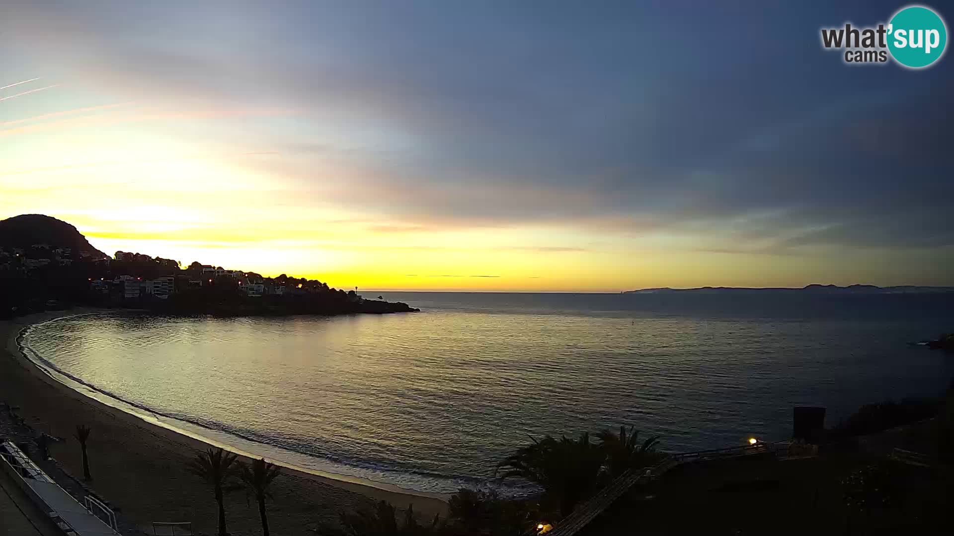 Plage de l’Almadrava Livecam Roses – Costa Brava – Espagne