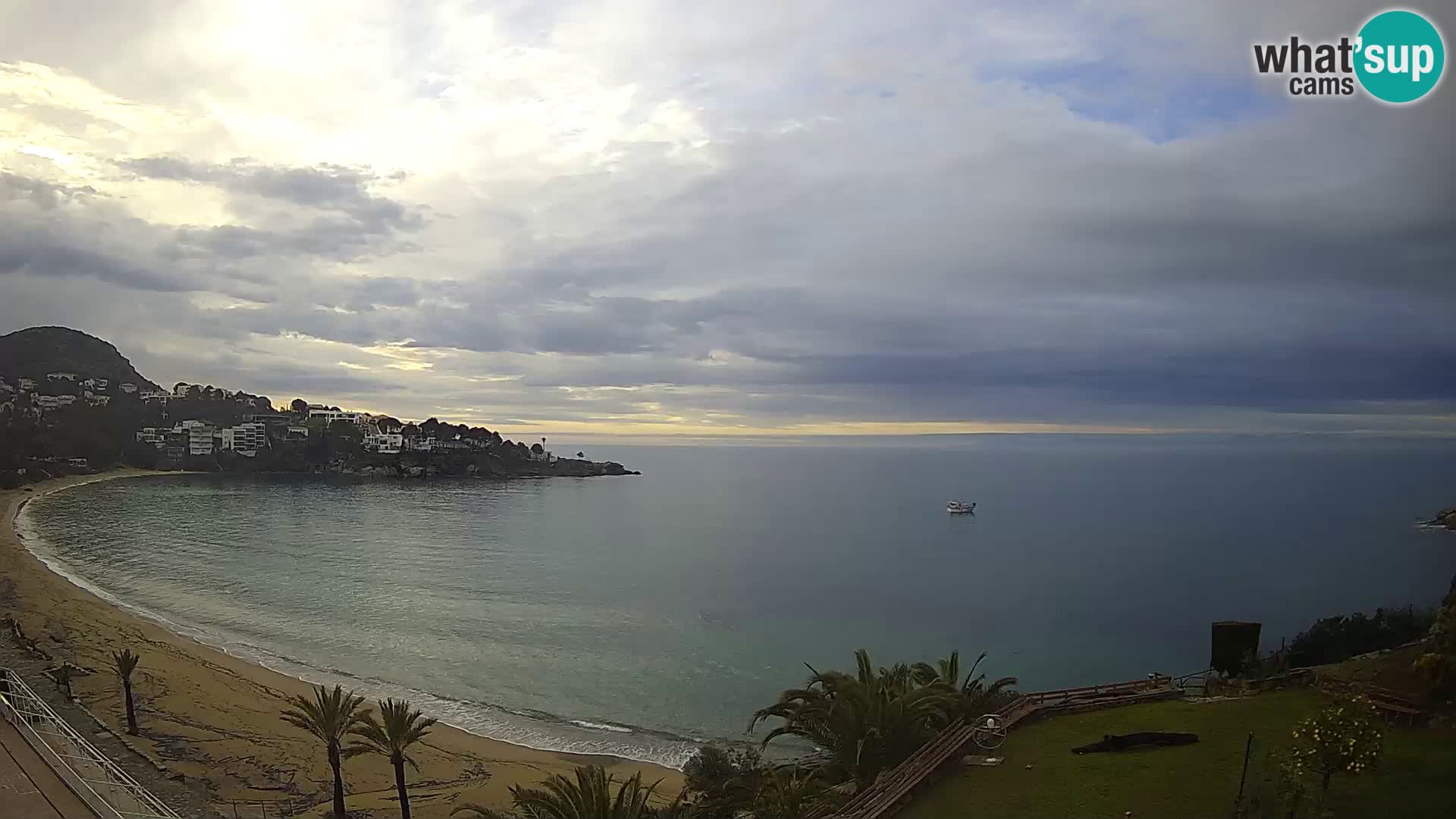 Plage de l’Almadrava Livecam Roses – Costa Brava – Espagne