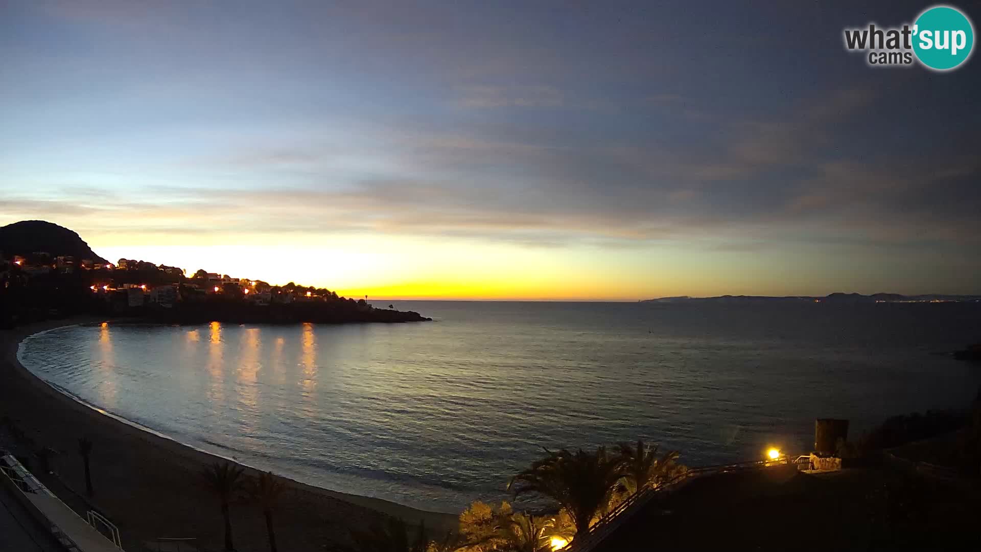 Plaža de l’Almadrava Spletna kamera Roses – Costa Brava – Španija