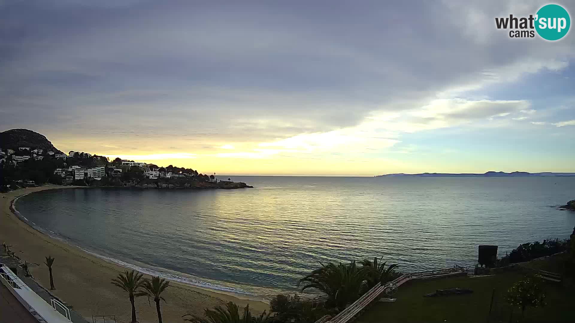 Platja de l’Almadrava Strand Webcam Roses – Costa Brava – Spanien