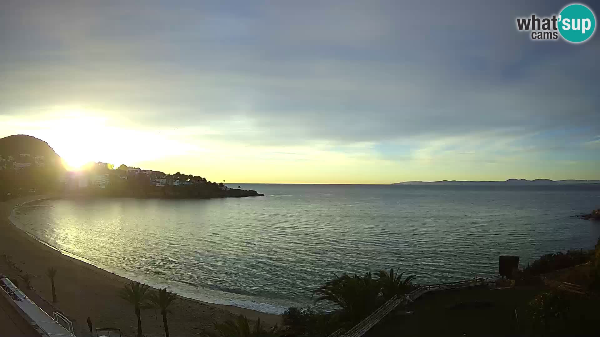 Plage de l’Almadrava Livecam Roses – Costa Brava – Espagne