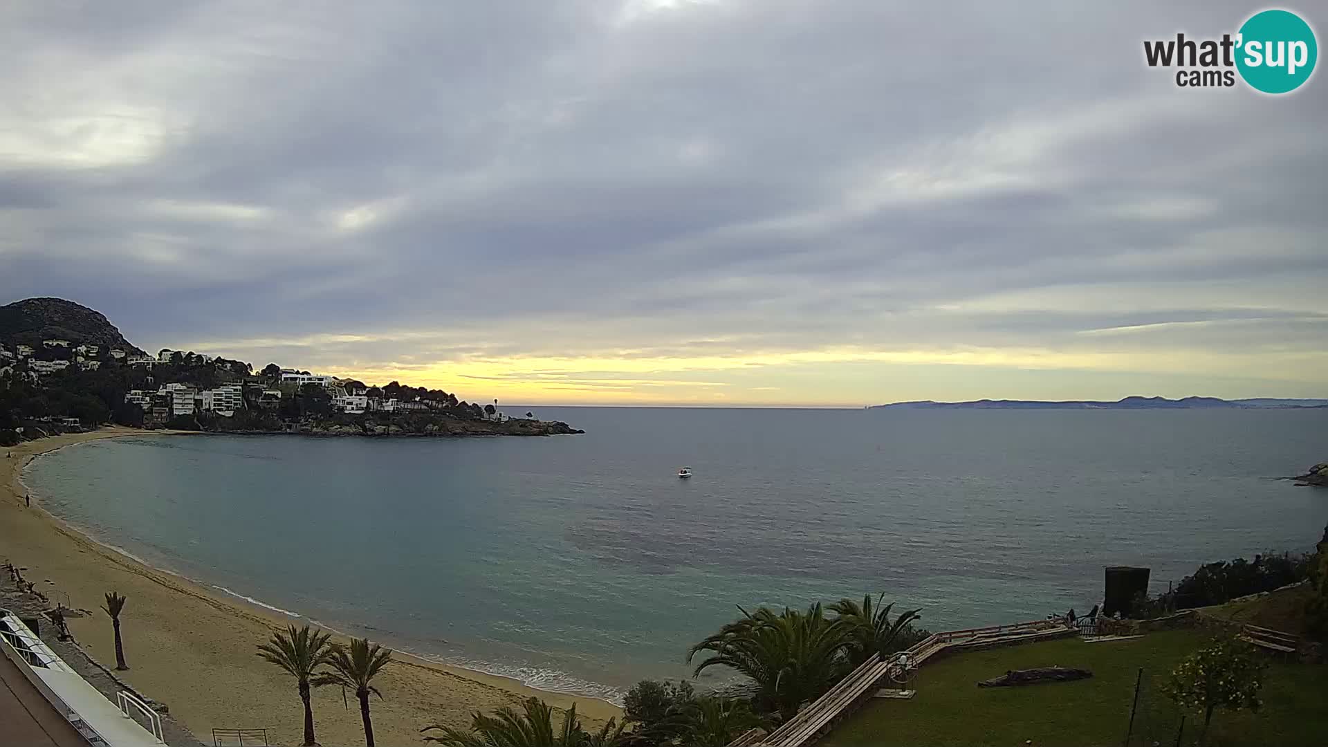 Plaža de l’Almadrava Spletna kamera Roses – Costa Brava – Španija