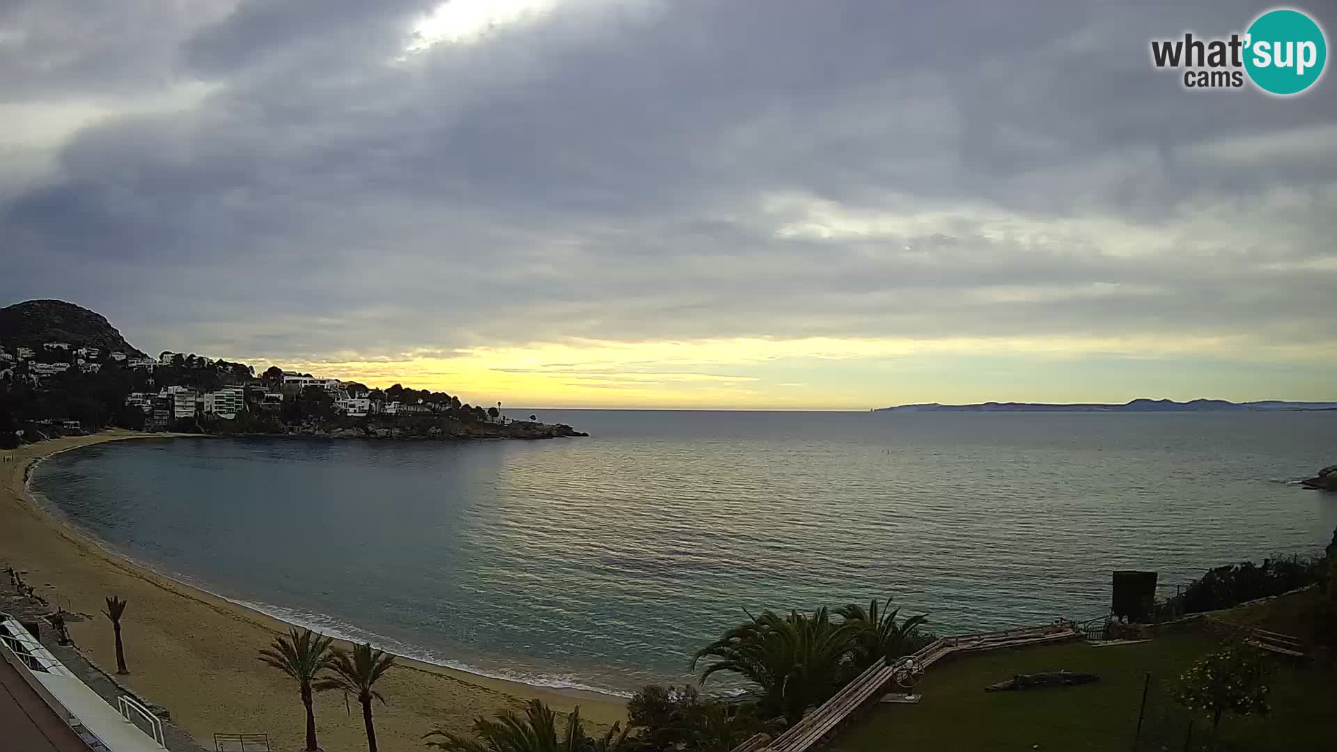 Platja de l’Almadrava Strand Webcam Roses – Costa Brava – Spanien