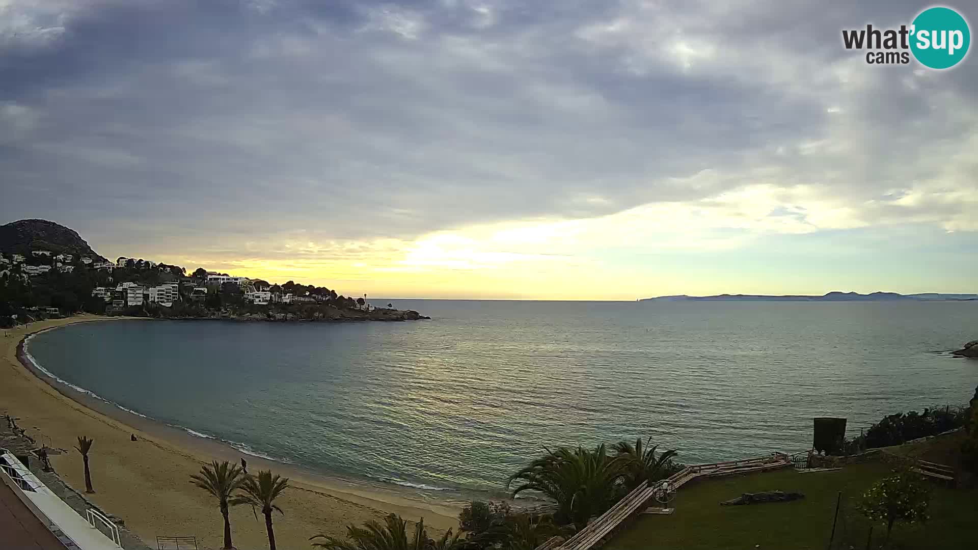 Platja de l’Almadrava Strand Webcam Roses – Costa Brava – Spanien