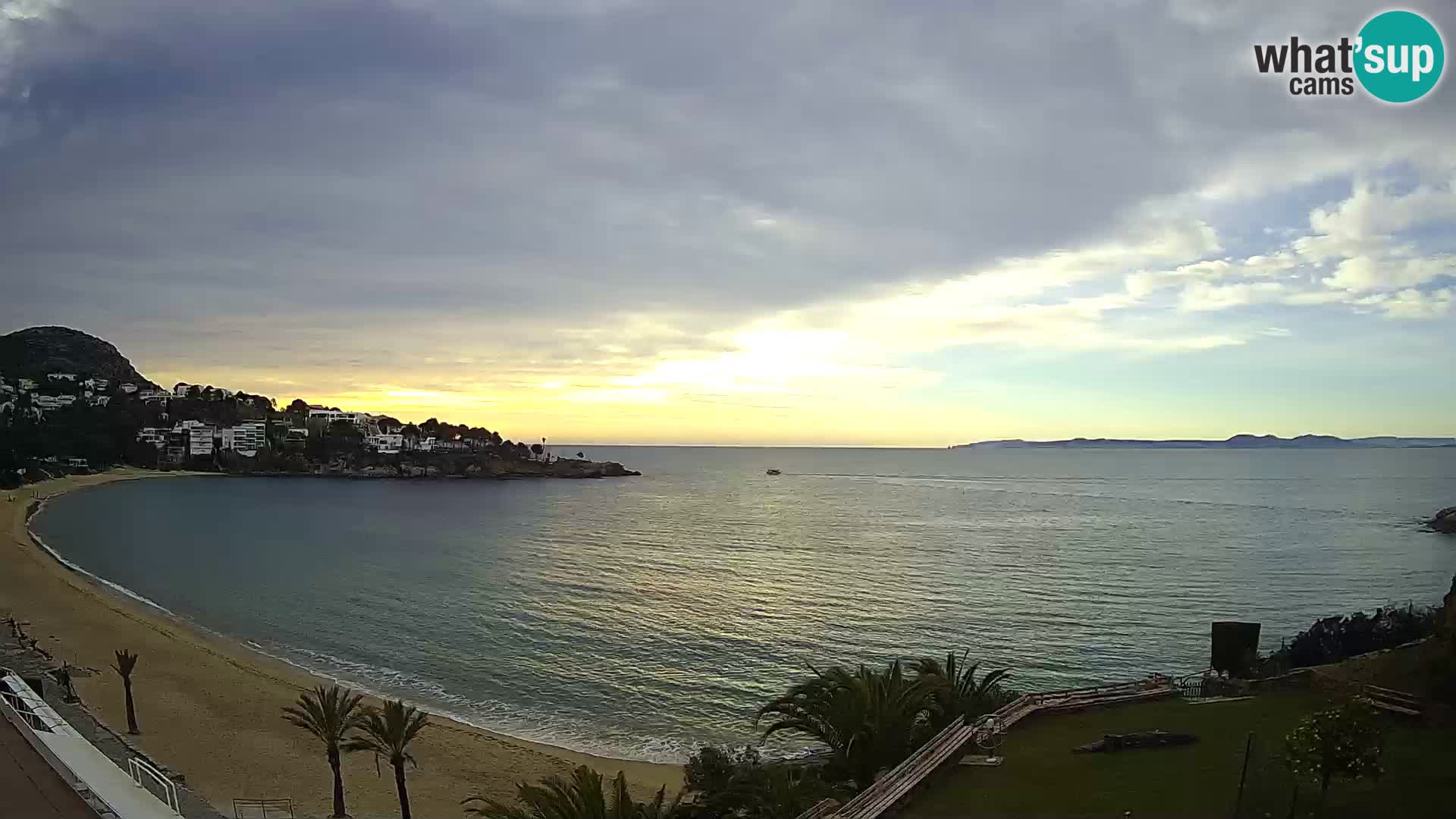 Platja de l’Almadrava Spiaggia Live Webcam Roses – Costa Brava – Spagna