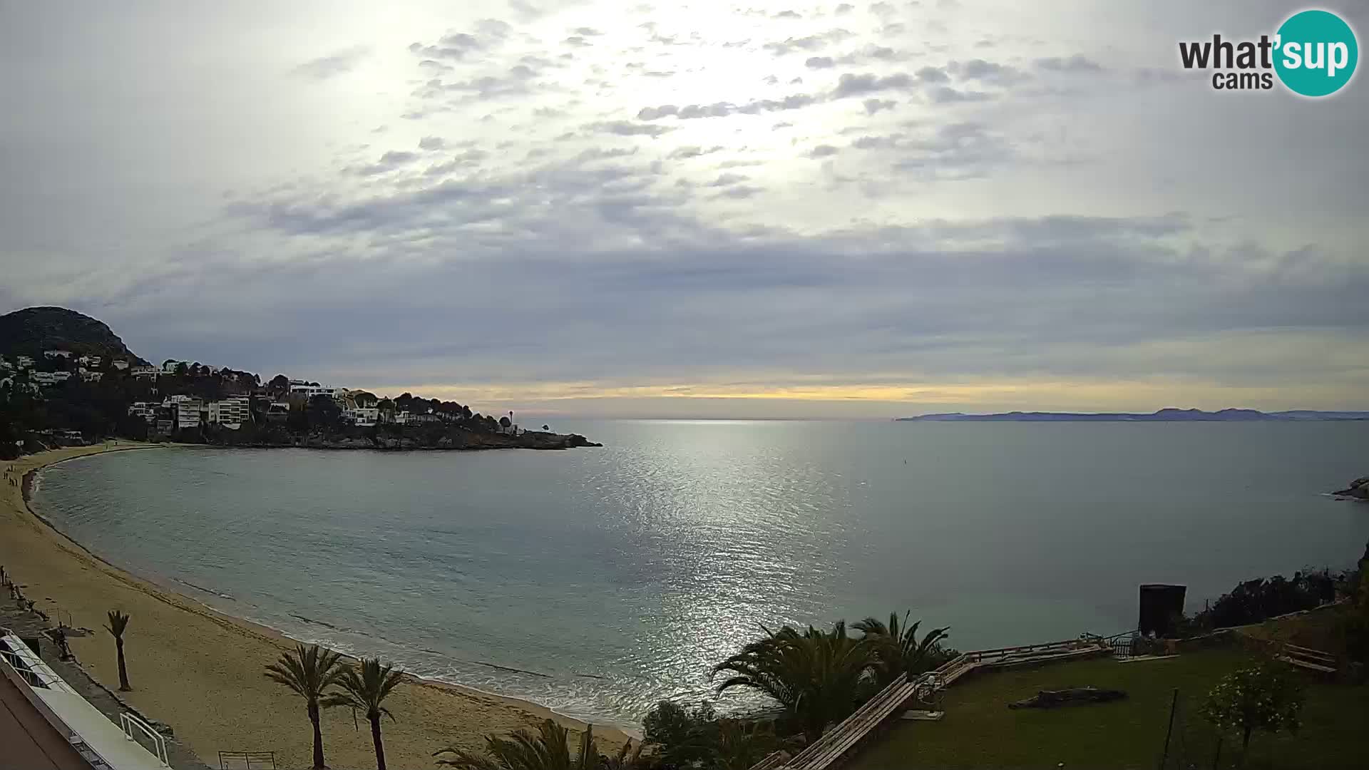 Platja de l’Almadrava Strand Webcam Roses – Costa Brava – Spanien