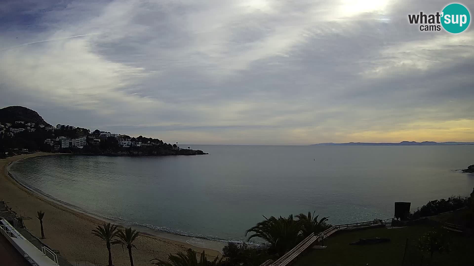 Platja de l’Almadrava Strand Webcam Roses – Costa Brava – Spanien