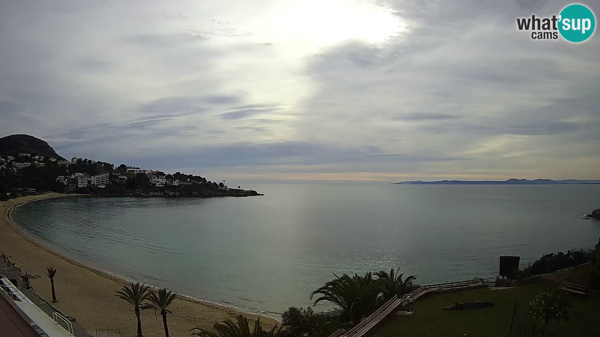 Platja de l’Almadrava Strand Webcam Roses – Costa Brava – Spanien