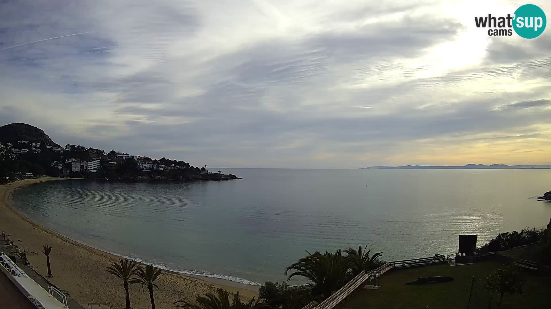 Playa de l’Almadrava camera en vivo Roses – Costa Brava – Espana